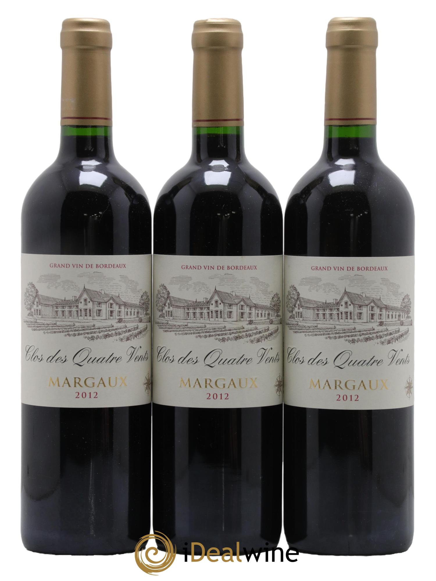 Clos des Quatre Vents 2012 - Lot de 3 bouteilles - 0