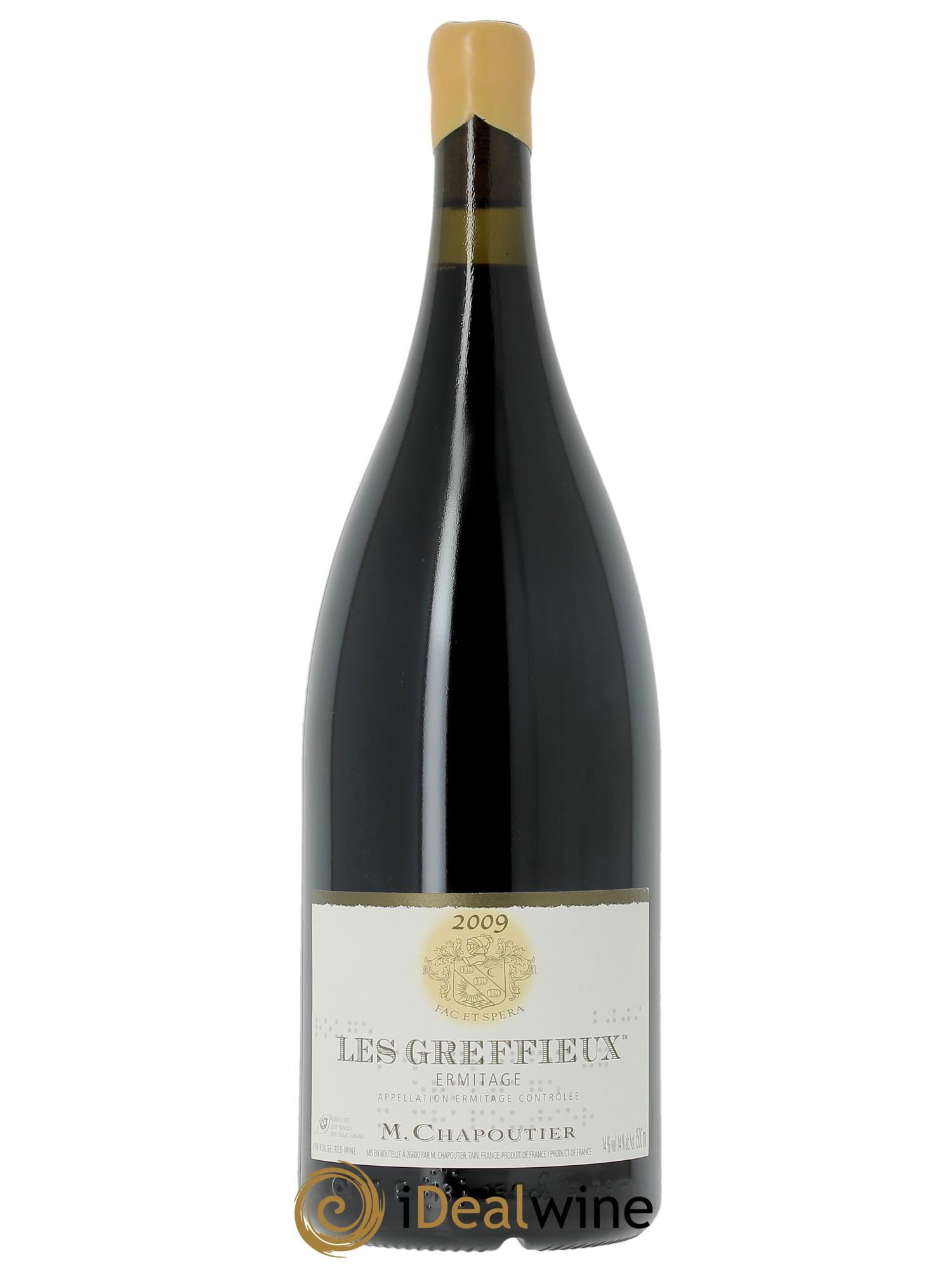 Hermitage Ermitage Les Greffieux Chapoutier 2009 - Lotto di 1 magnum - 1