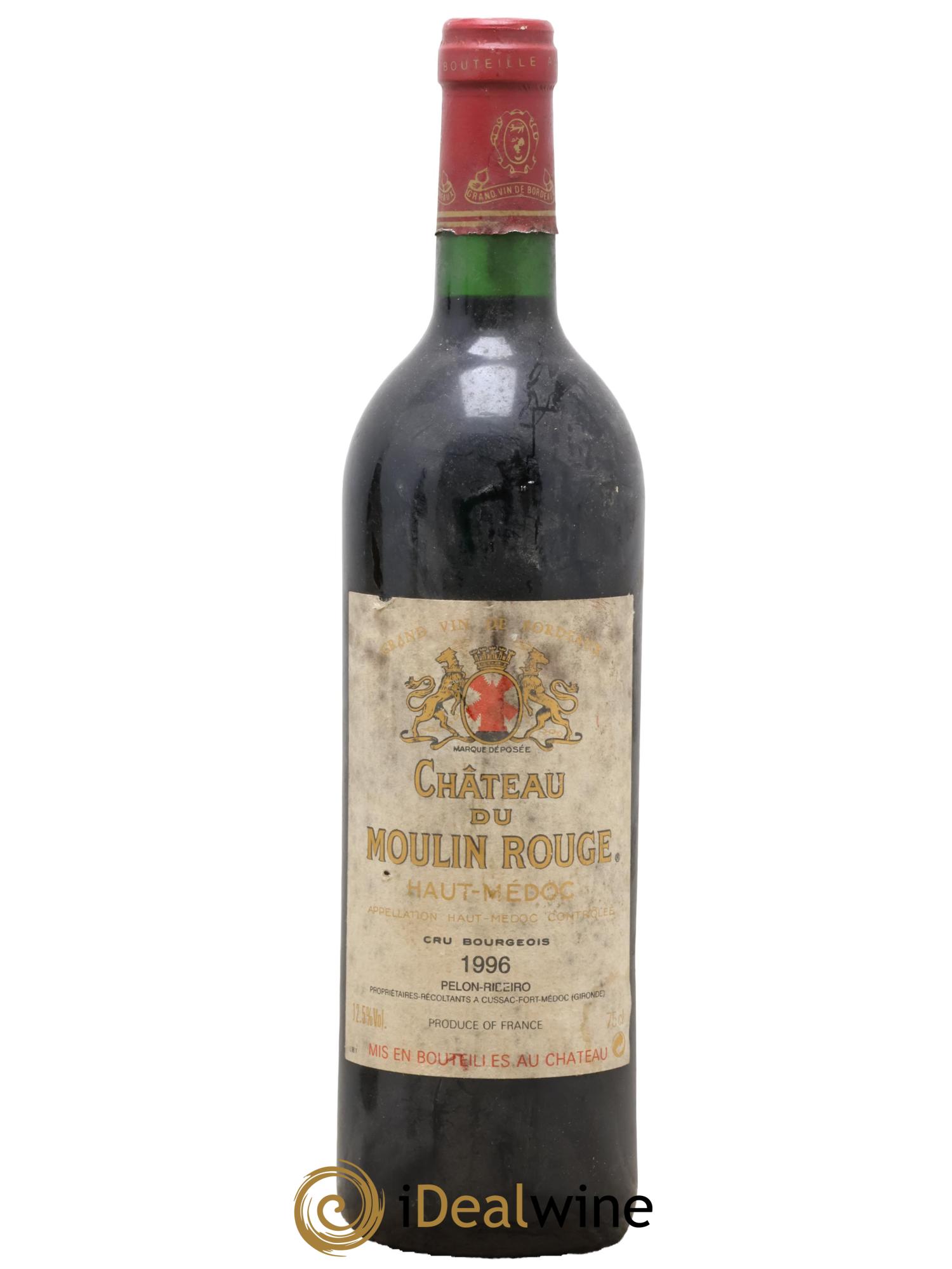 Château du Moulin Rouge Cru Bourgeois 1996 - Lotto di 1 bottiglia - 0