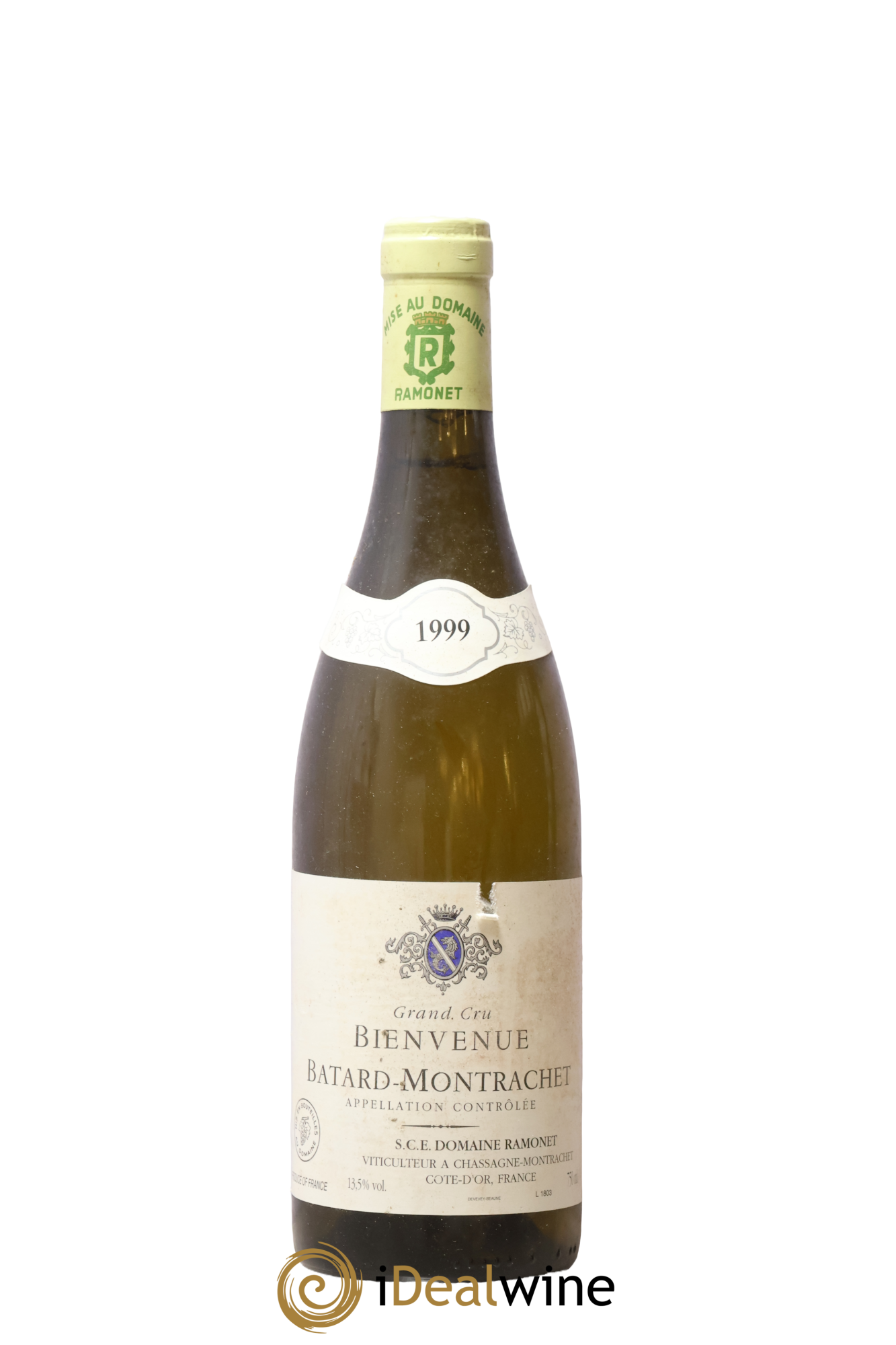 Bienvenues-Bâtard-Montrachet Grand Cru Ramonet (Domaine) 1999 - Lot de 1 bouteille - 0