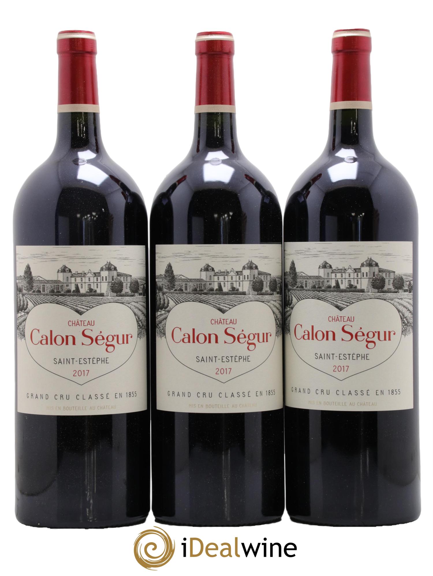 Château Calon Ségur 3ème Grand Cru Classé 2017 - Posten von 3 Magnum - 0