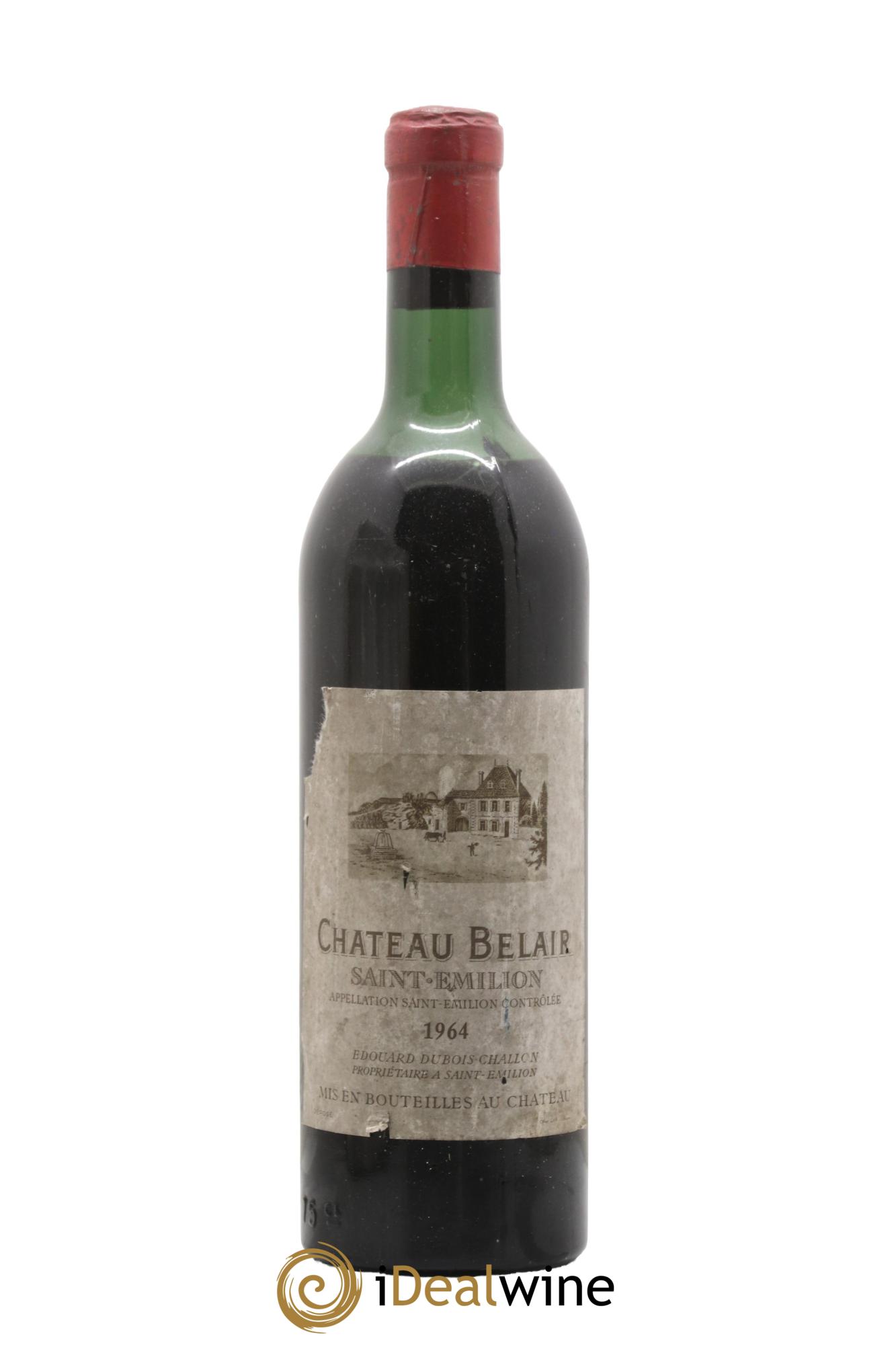 Château Belair (Belair-Monange) 1er Grand Cru Classé B 1964 - Lot of 1 bottle - 0