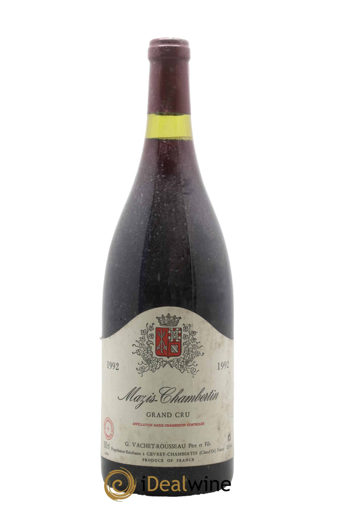 Mazis-Chambertin Grand Cru Vachet Rousseau (Domaine) 1992 - Posten von 1 Magnum - 0