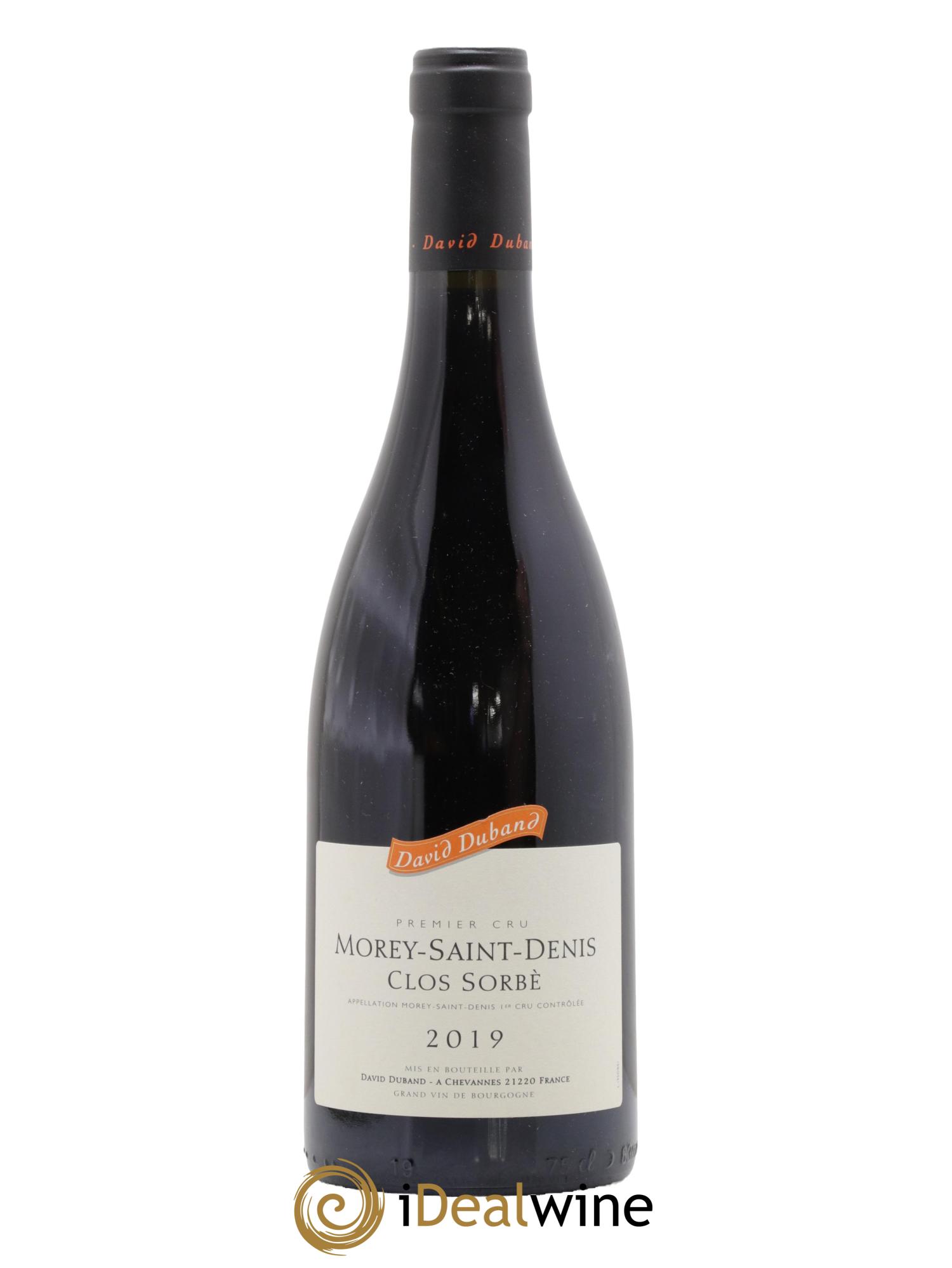 Morey-Saint-Denis 1er Cru Clos Sorbè David Duband (Domaine) 2019 - Lot de 1 bouteille - 0