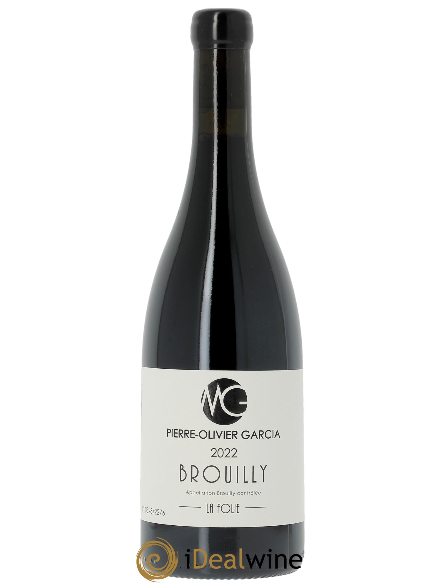 Brouilly La Folie Moron Garcia  2022 - Lot de 1 bouteille - 0