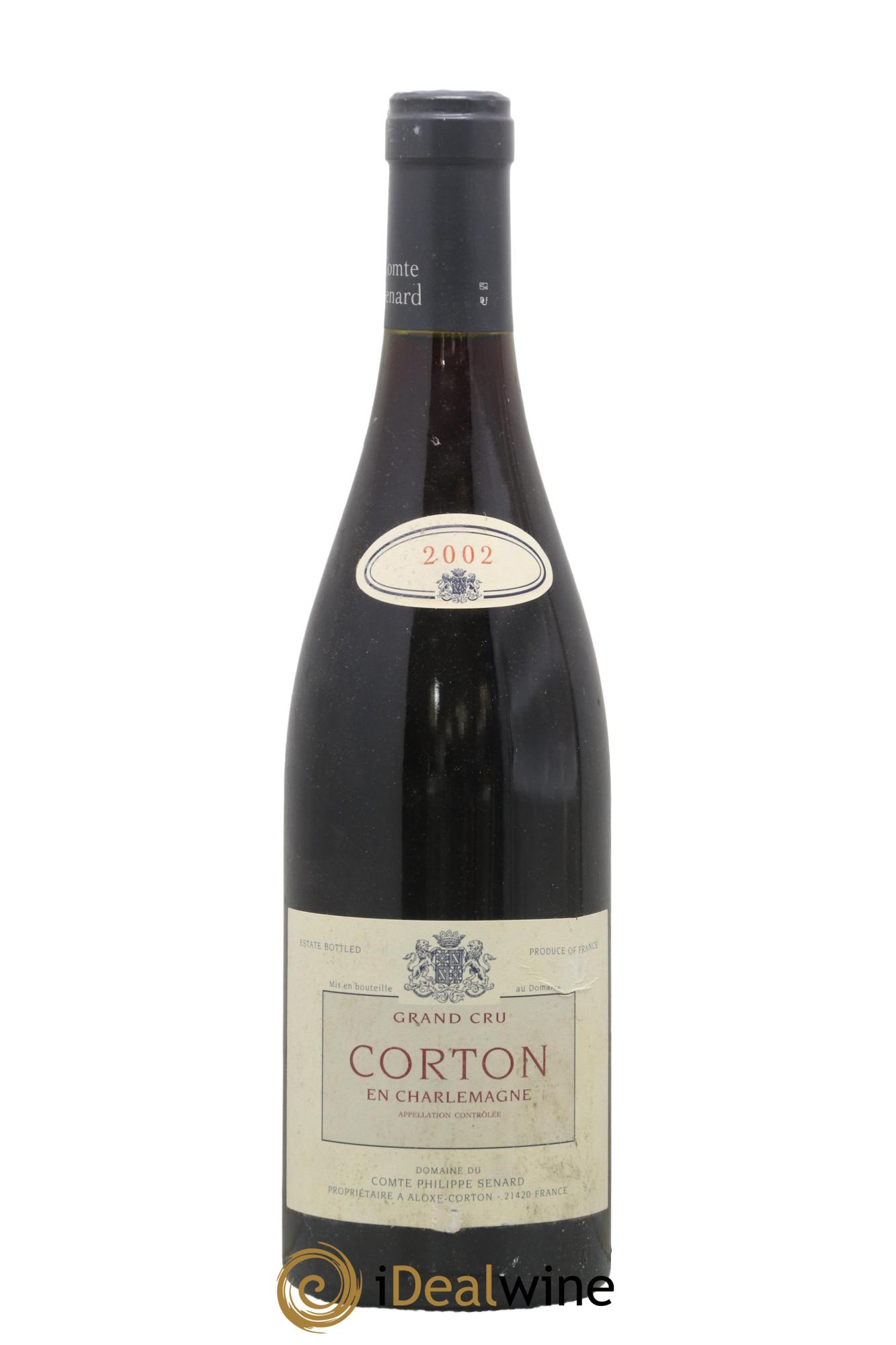 Corton Grand Cru En Charlemagne - Comte Senard 2002 - Lot de 1 bouteille - 0