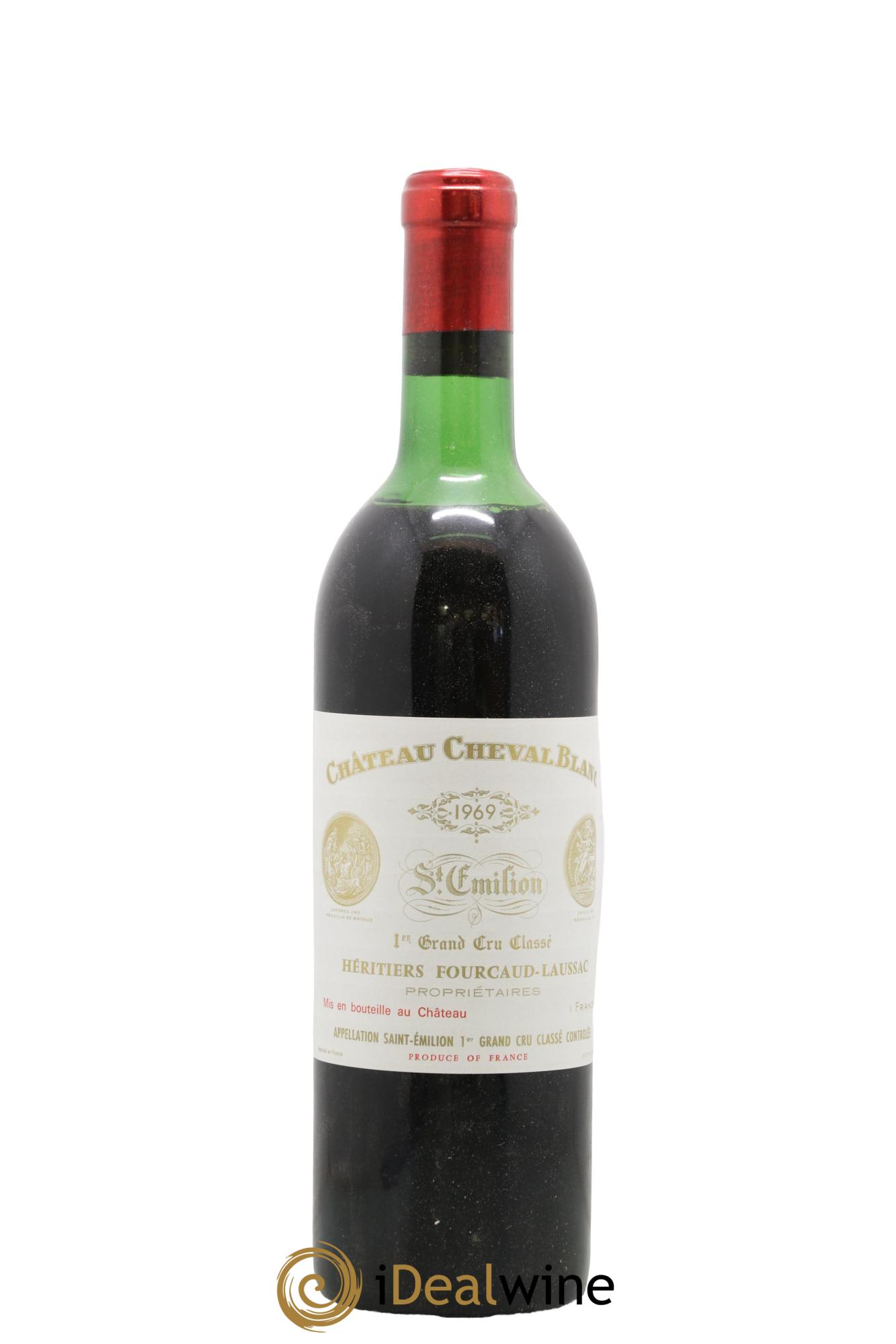 Château Cheval Blanc 1er Grand Cru Classé A 1969 - Lot de 1 bouteille - 0