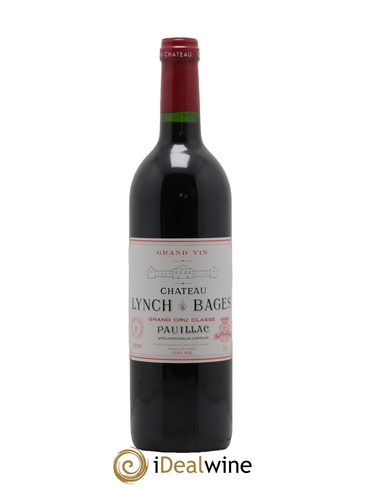 Château Lynch Bages 5ème Grand Cru Classé 1999 - Lot de 1 bouteille - 0