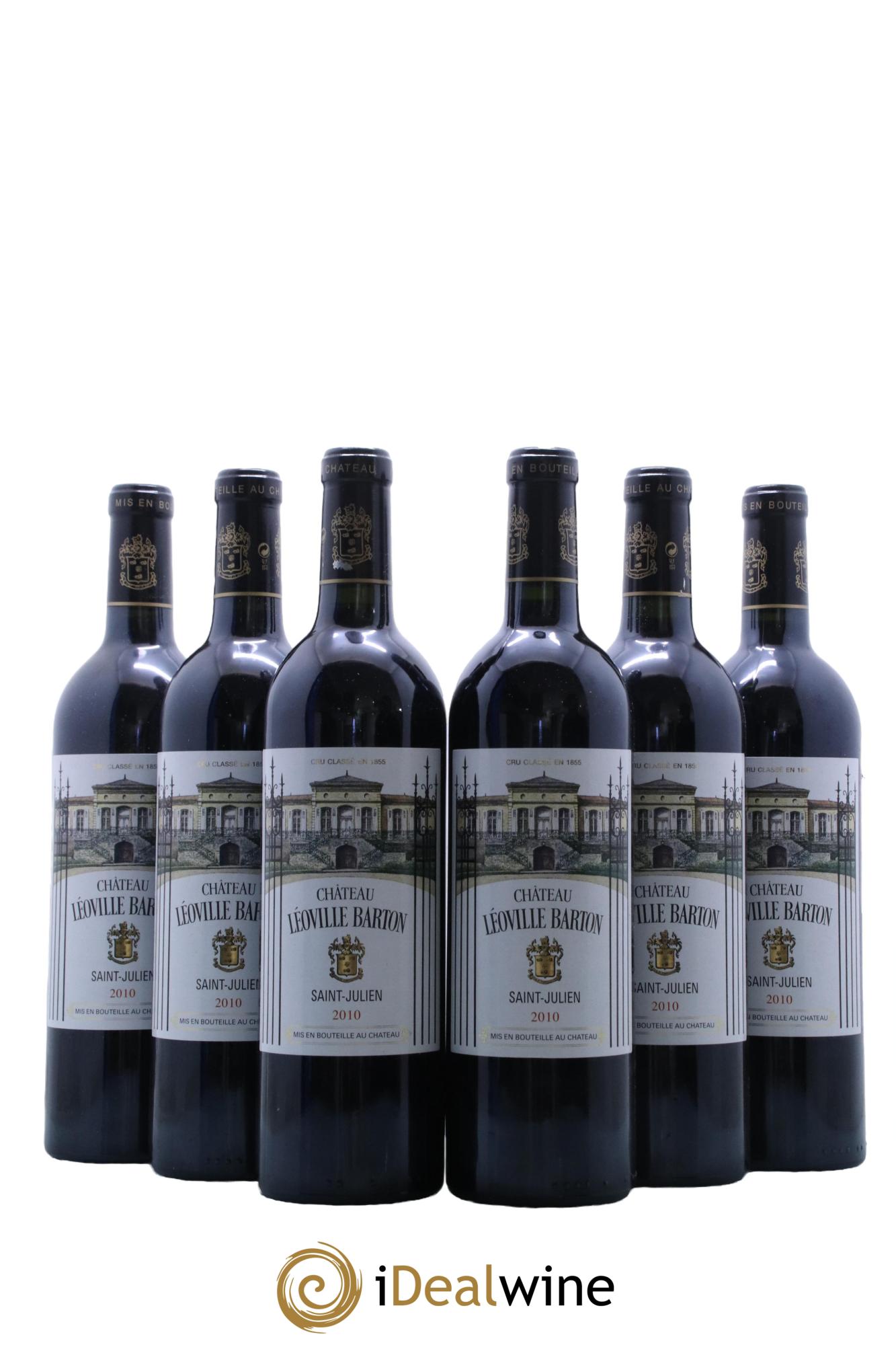 Château Léoville Barton 2ème Grand Cru Classé 2010 - Lot de 6 bouteilles - 0