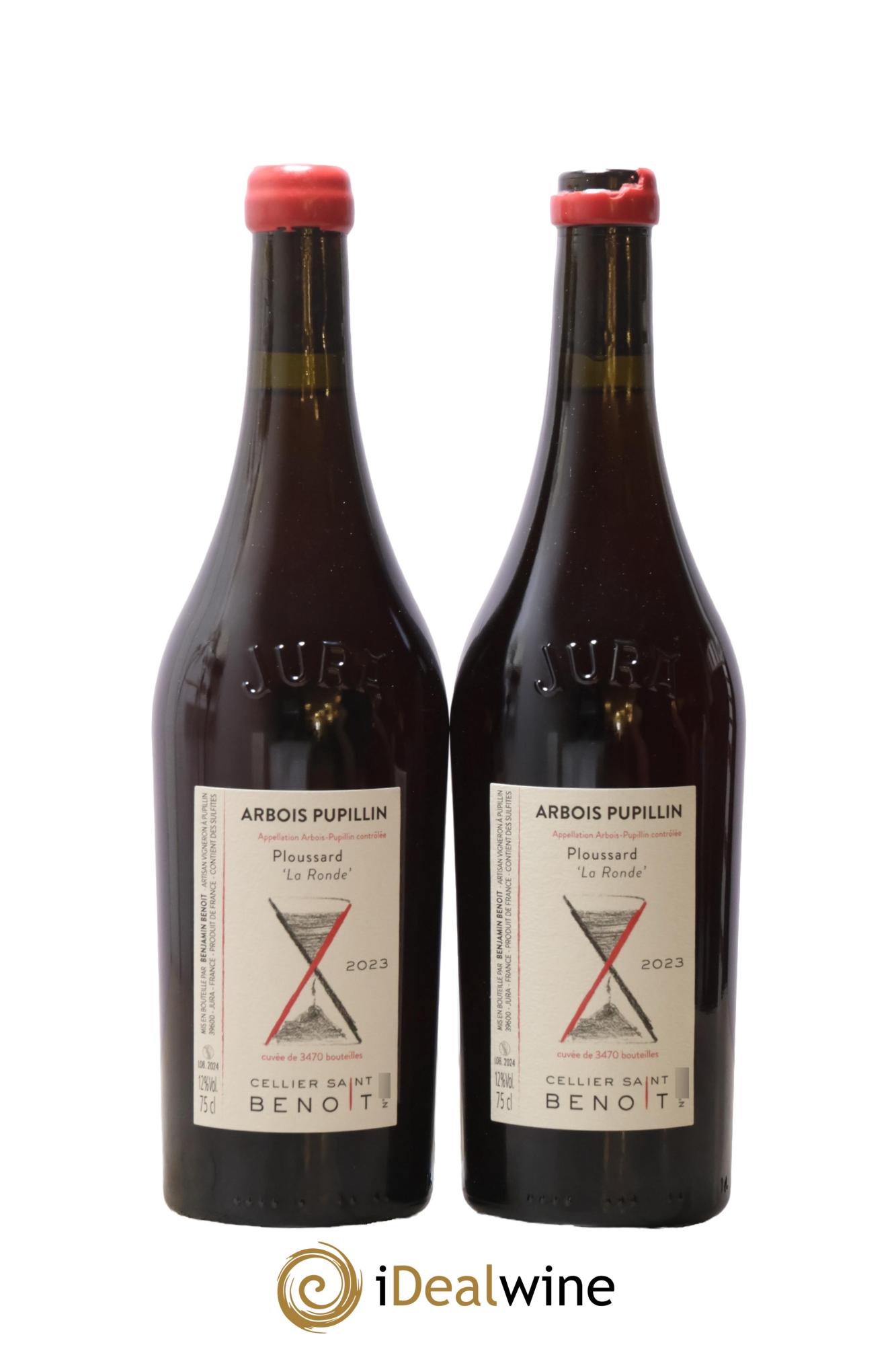 Arbois-Pupillin Ploussard La Ronde Cellier Saint Benoît 2023 - Lot de 2 bouteilles - 0