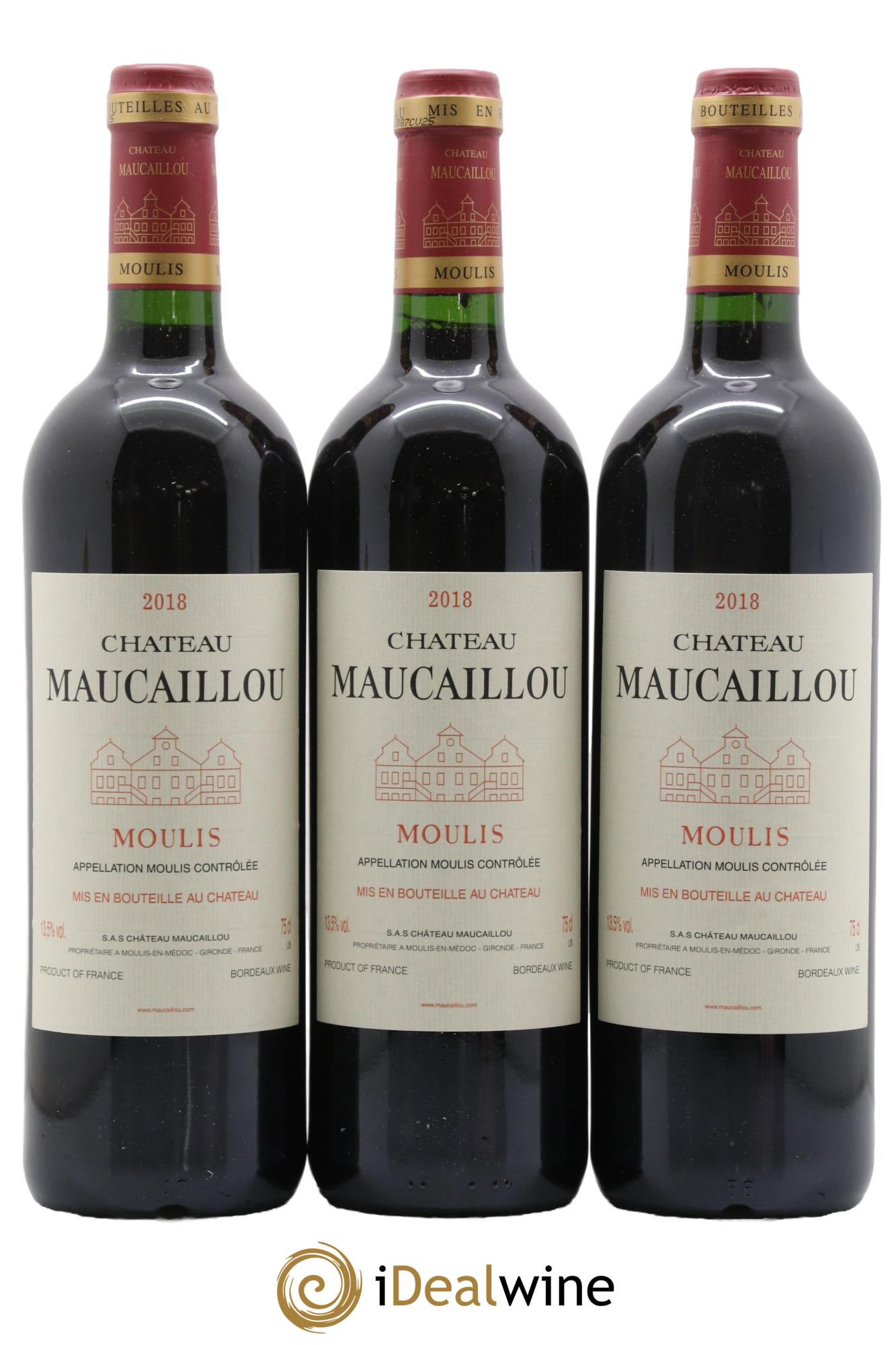 Château Maucaillou 2018 - Lotto di 6 bottiglie - 1