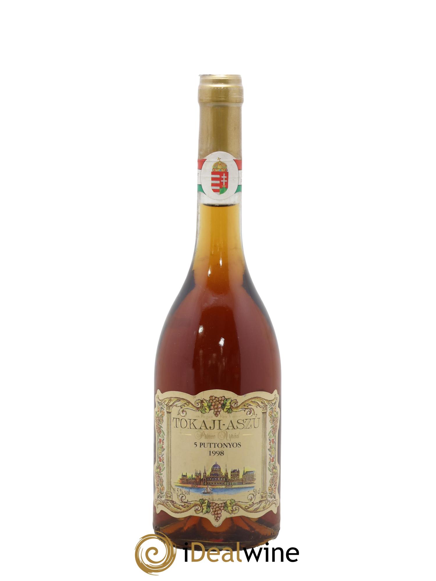 Tokaji Aszu 5 Putttonyos Prince Arpad 1998 - Lot of 1 500ml format - 0