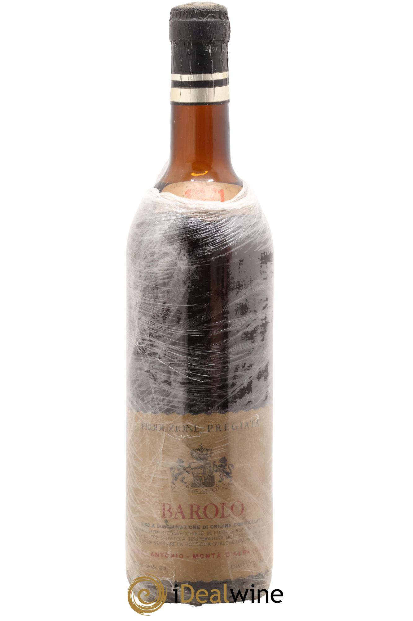 Barolo Antonio Nizza 1971 - Lot de 1 bouteille - 0