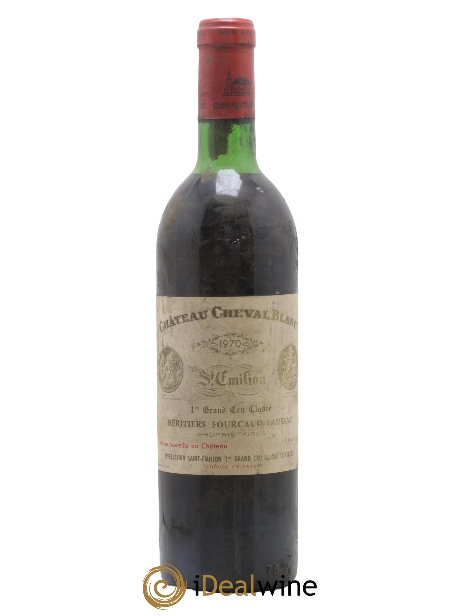 Château Cheval Blanc 1er Grand Cru Classé A 1970 - Lot of 1 bottle - 0