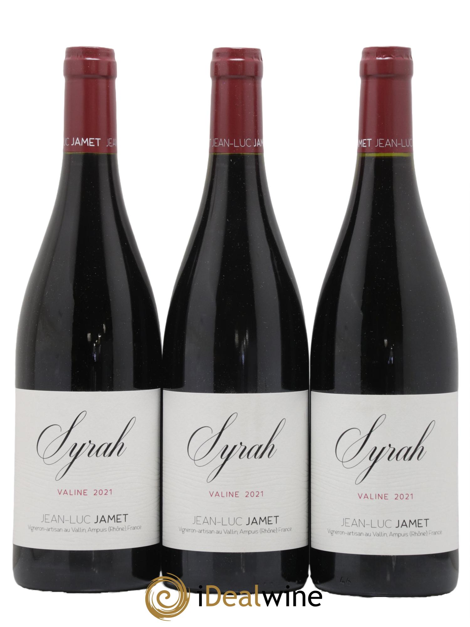 Collines Rhodaniennes Valine Domaine Jean Luc Jamet 2021 - Lot de 3 bouteilles - 0