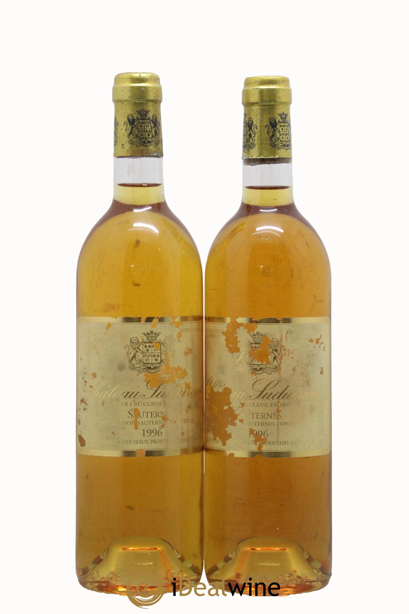 Château Suduiraut 1er Grand Cru Classé 1996 - Lot de 2 bouteilles - 0