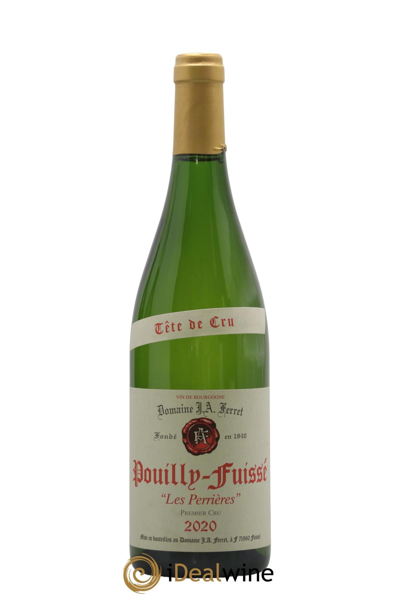 Pouilly-Fuissé 1er Cru Tête de Cru Les Perrières J.A. Ferret (Domaine) 2020 - Lot de 1 bouteille - 0