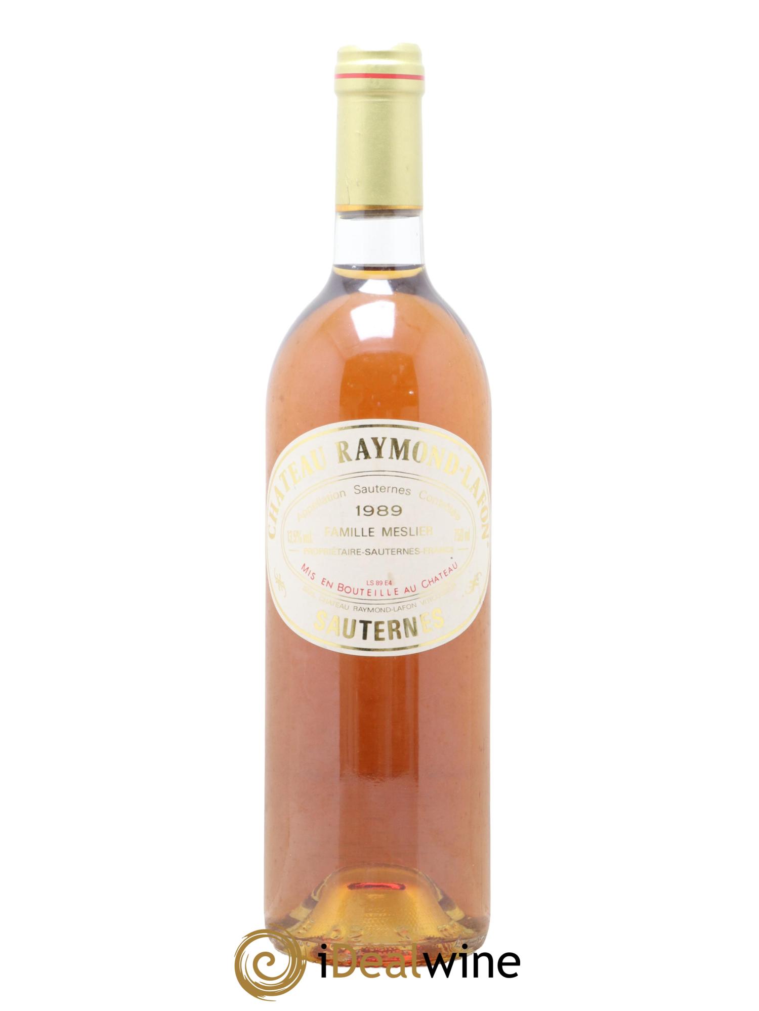 Château Raymond Lafon 1989 - Posten von 1 Flasche - 0