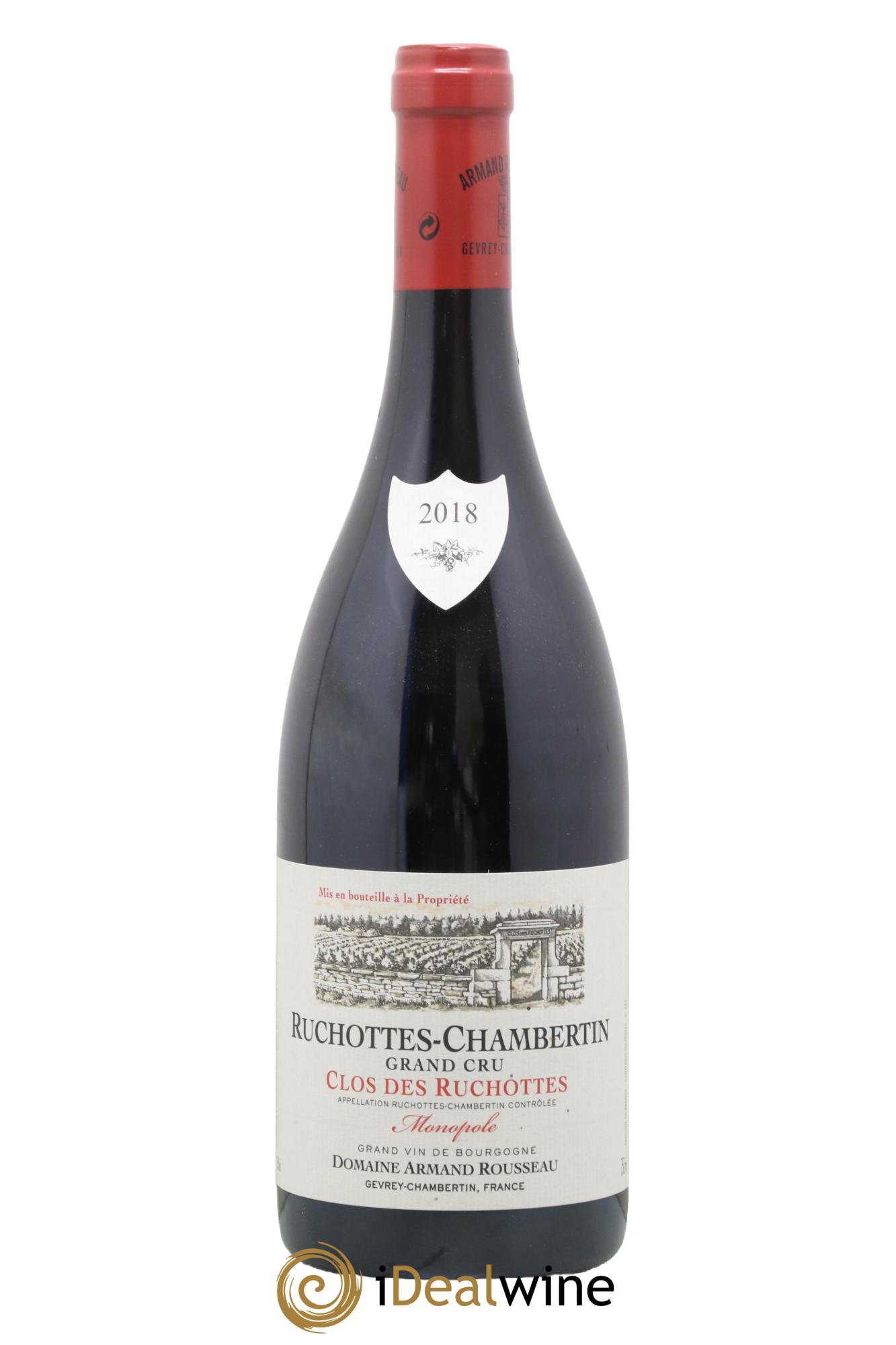 Ruchottes-Chambertin Grand Cru Clos des Ruchottes Armand Rousseau (Domaine) 2018 - Lot of 1 bottle - 0