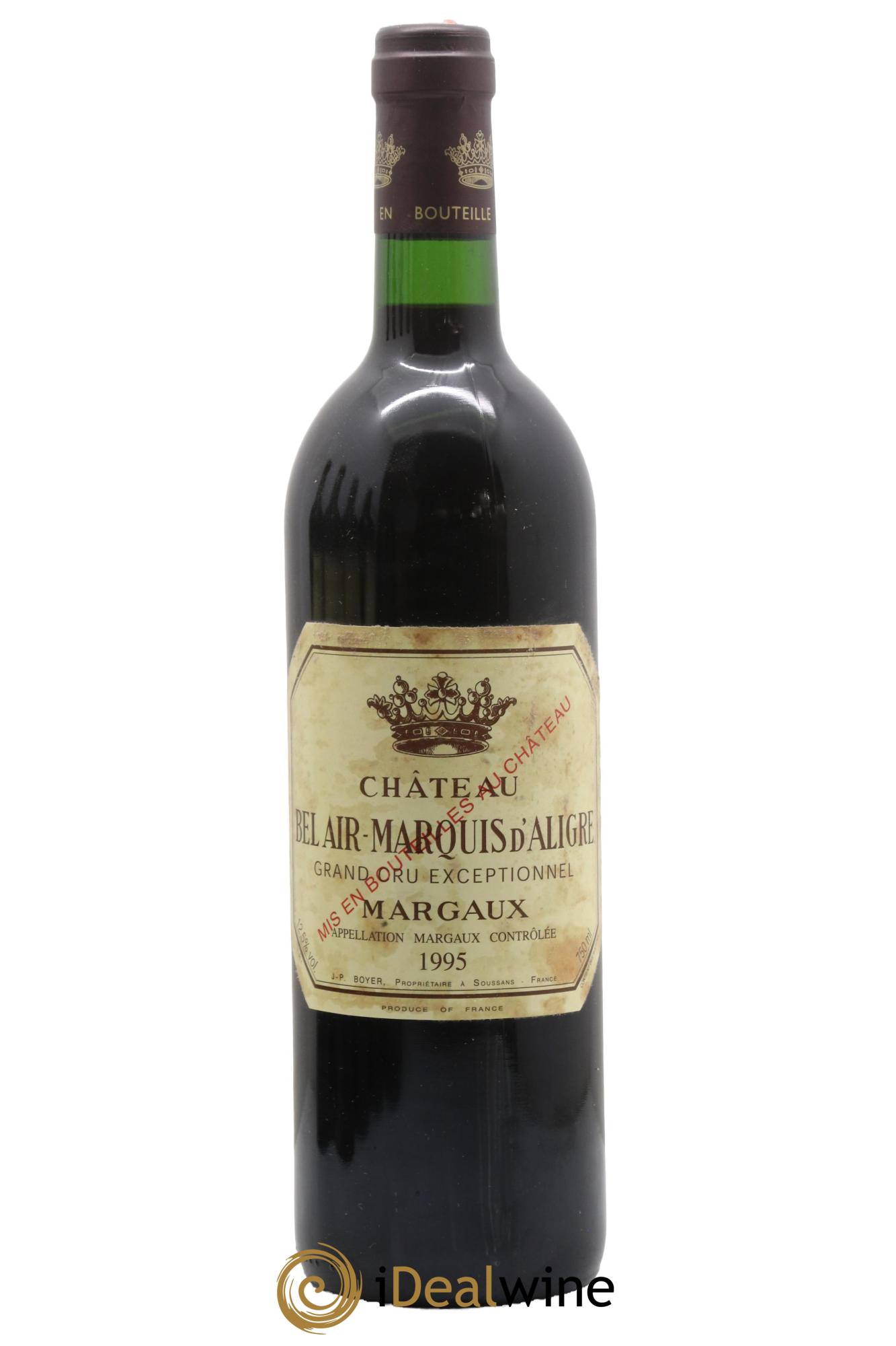 Château Bel Air Marquis d'Aligre 1995 - Lot of 1 bottle - 0