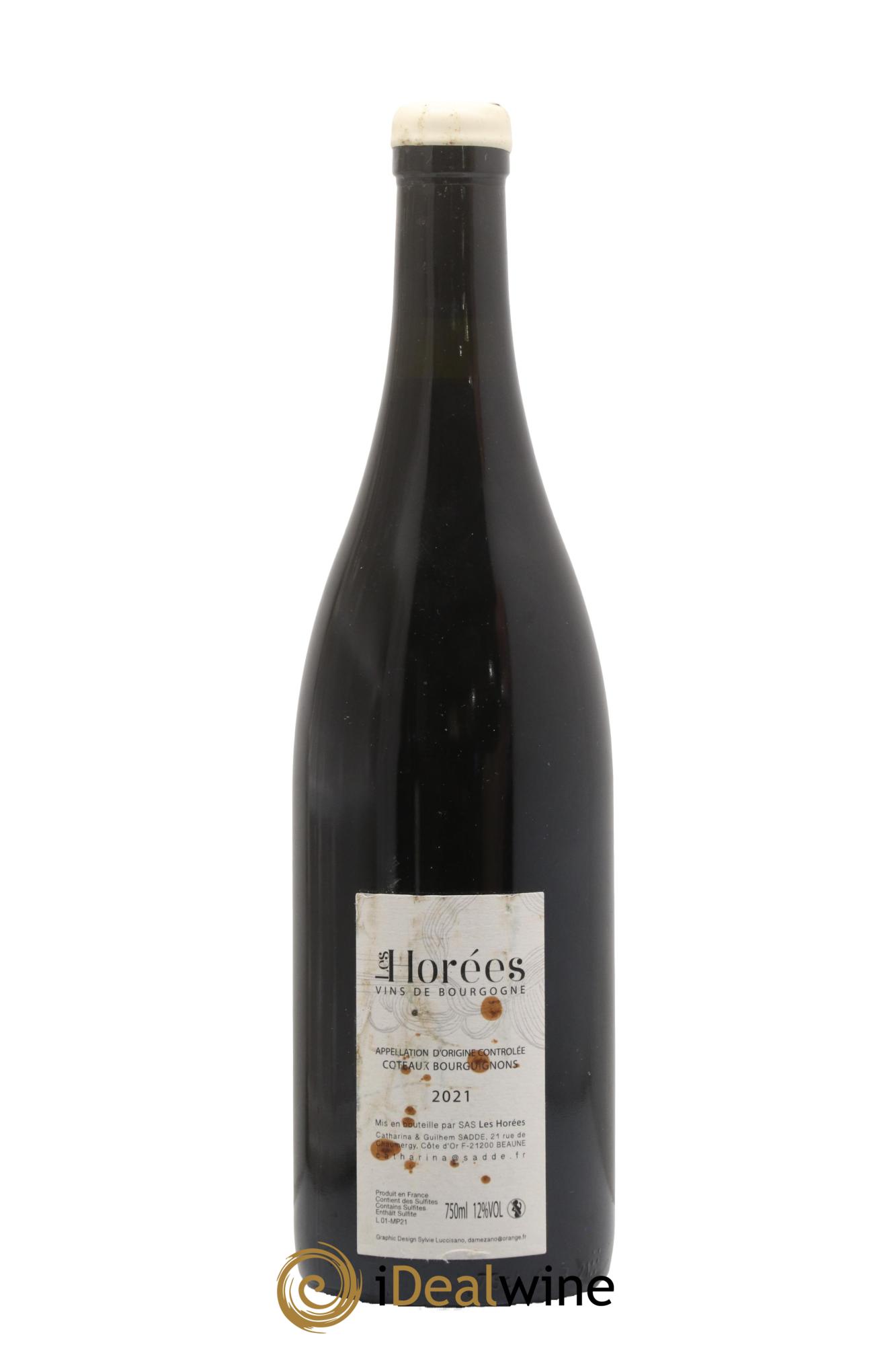 Coteaux Bourguignons Mon Poulain Les Horées 2021 - Lot de 1 bouteille - 1