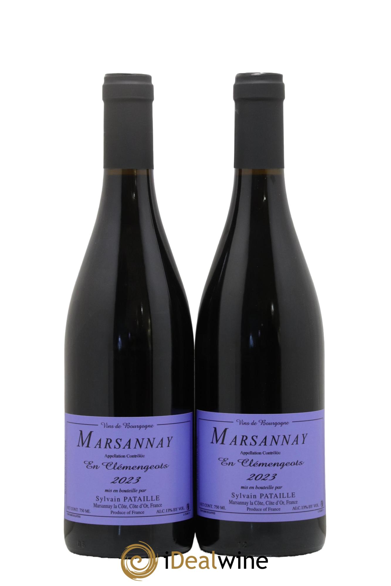 Marsannay En Clémengeots Sylvain Pataille (Domaine) 2023 - Lot de 2 bouteilles - 0