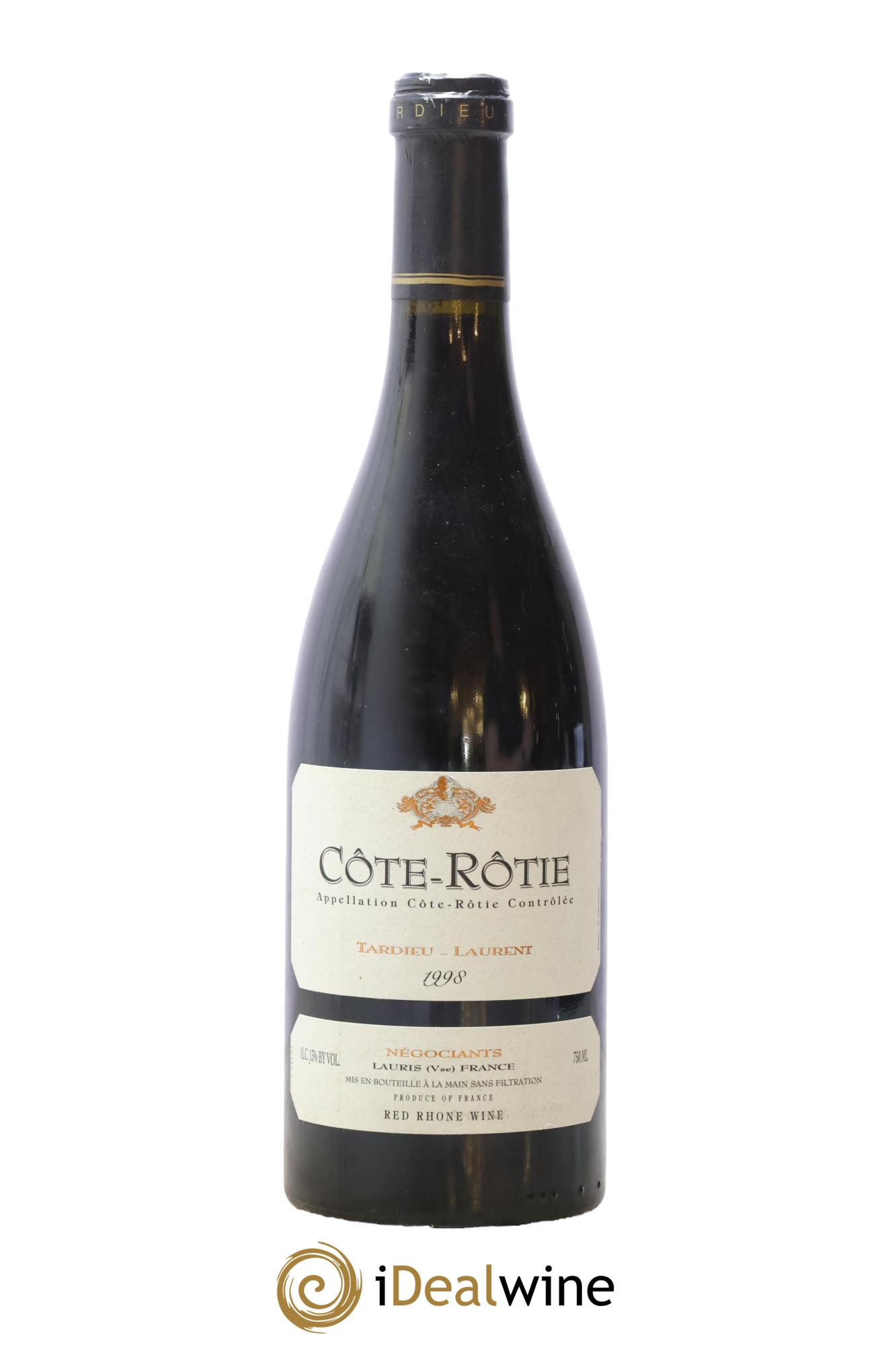 Côte-Rôtie Maison Tardieu-Laurent 1998 - Lot of 1 bottle - 0