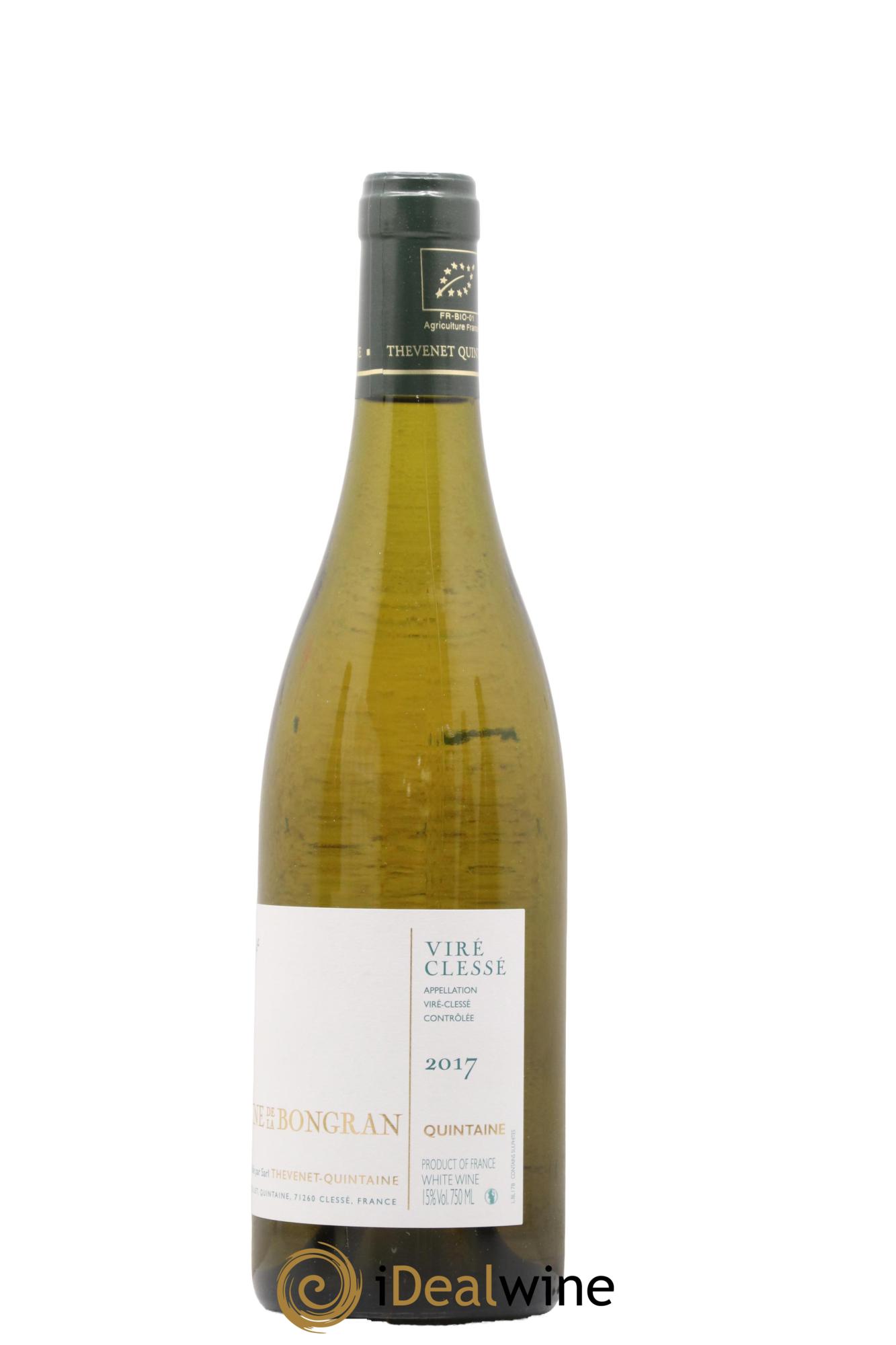 Viré-Clessé Cuvée Levroutée Domaine de la Bongran (J.Thevenet) 2017 - Lot de 1 bouteille - 1