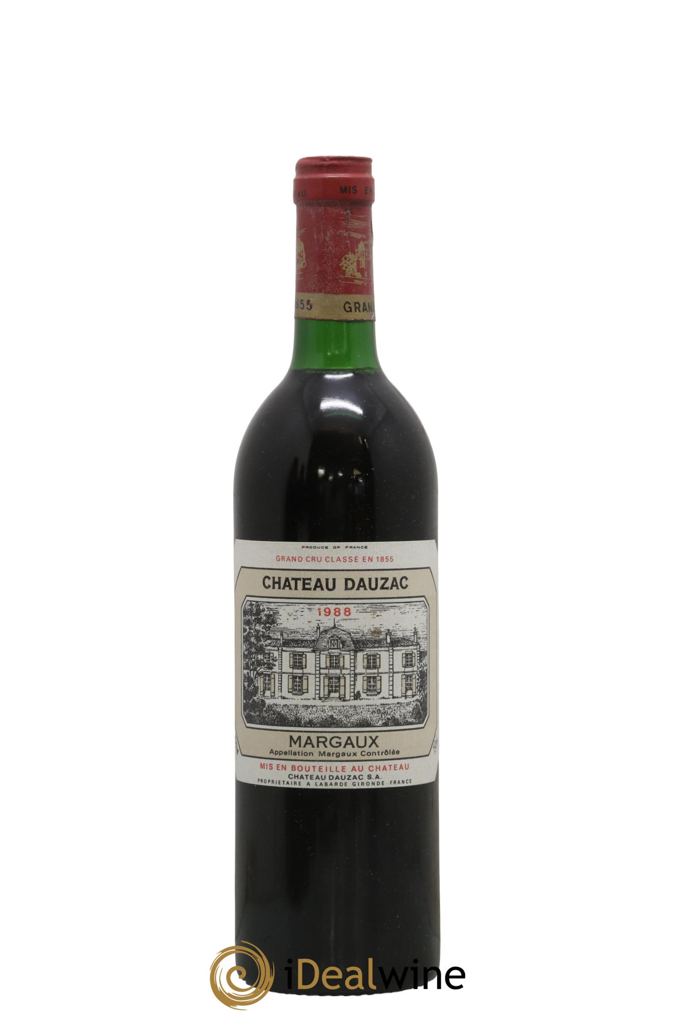 Château Dauzac 5ème Grand Cru Classé 1988 - Lot de 1 bouteille - 0
