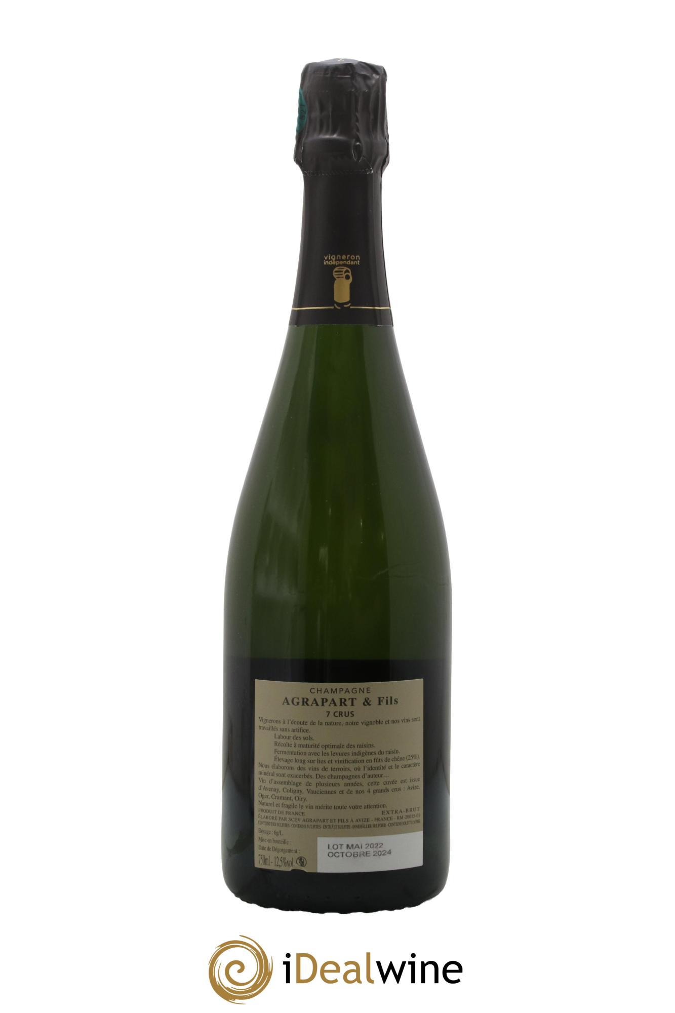 7 Crus 1er Cru Extra-Brut Agrapart & Fils - Lot de 1 bouteille - 1