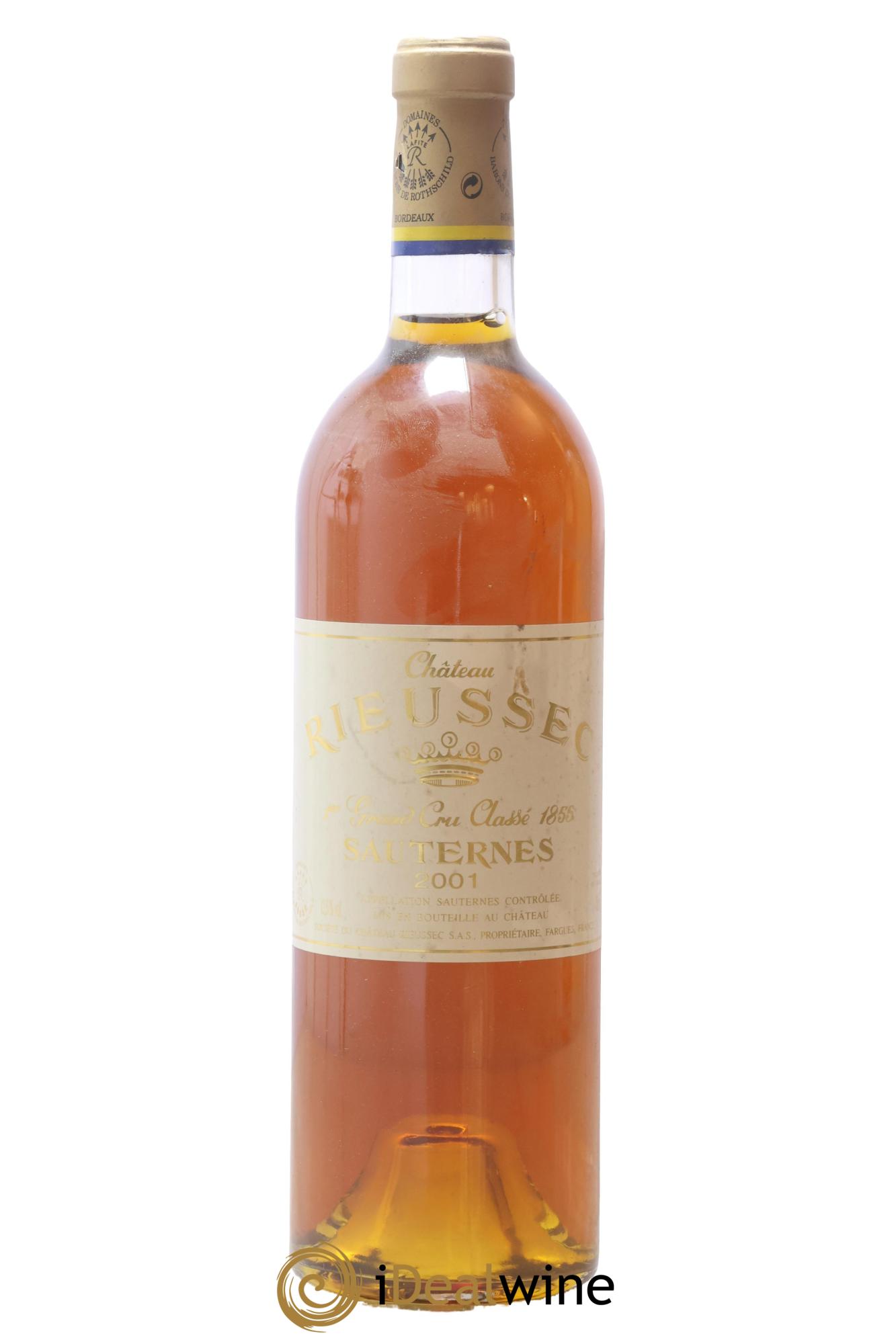 Château Rieussec 1er Grand Cru Classé 2001 - Posten von 1 Flasche - 0