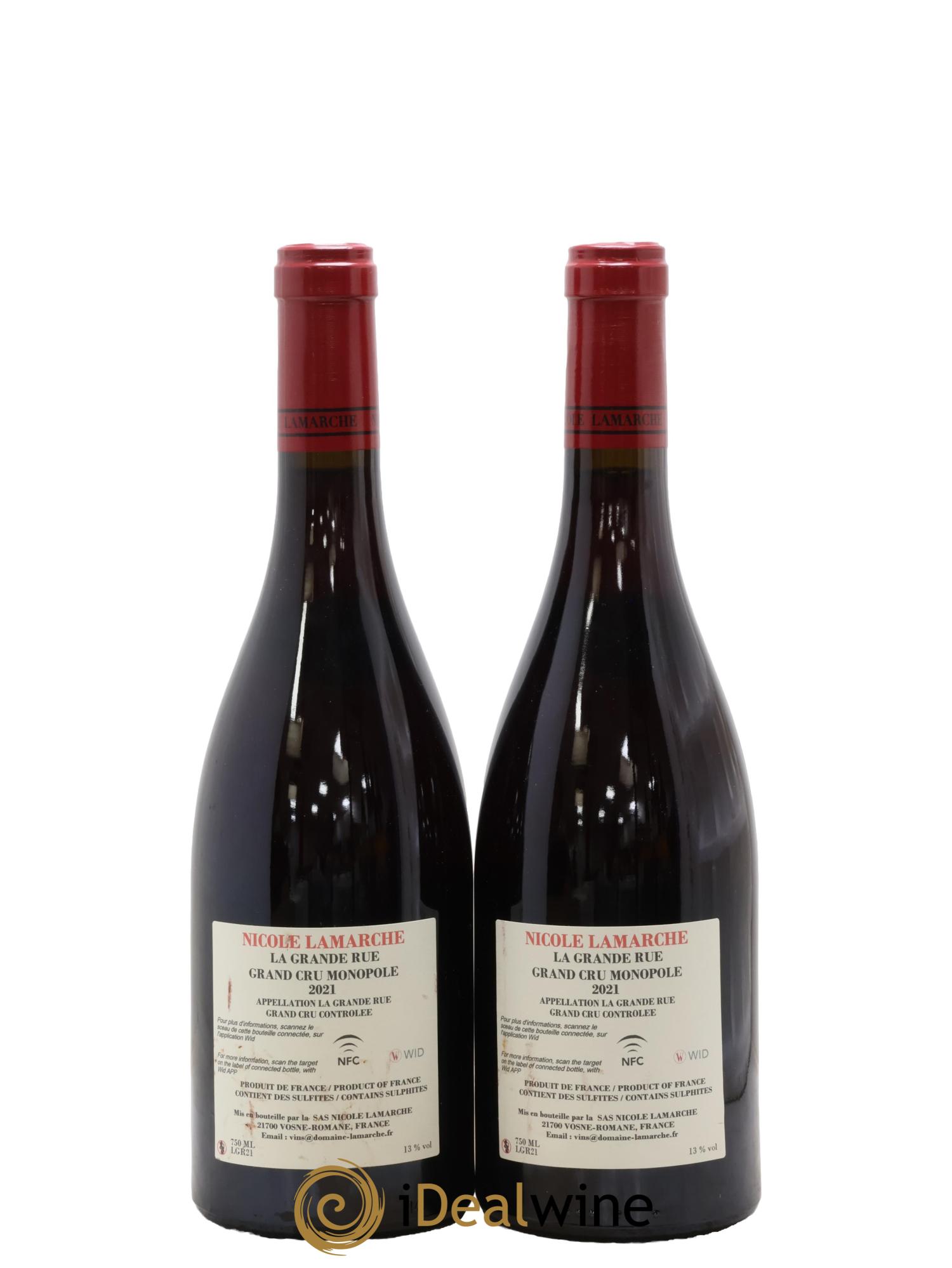 La Grande Rue Grand Cru Lamarche (Domaine) 2021 - Lot of 2 bottles - 1
