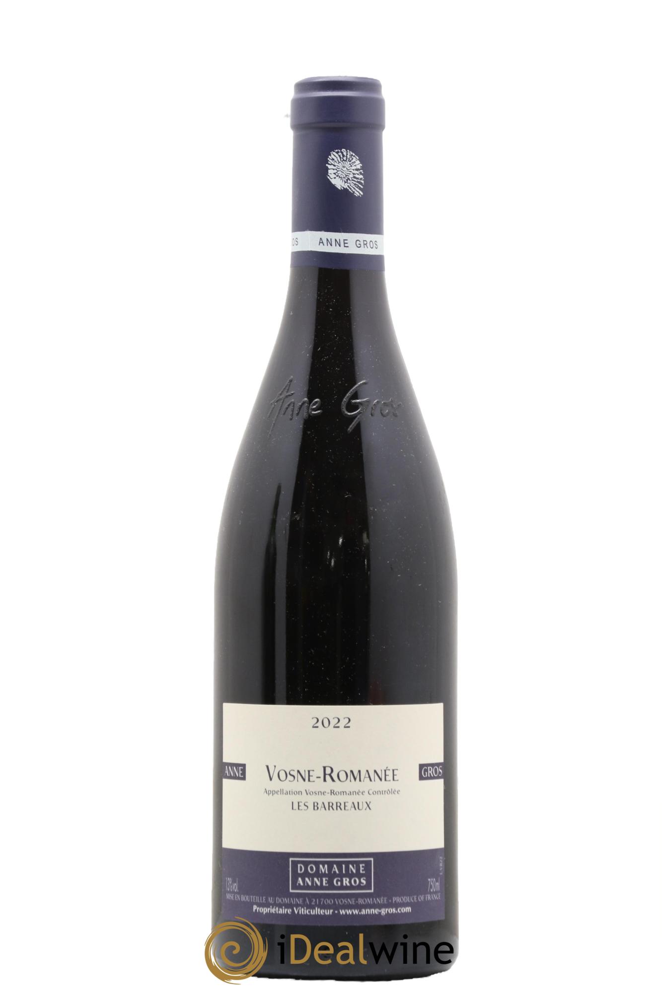 Vosne-Romanée Les Barreaux Anne Gros 2022 - Lotto di 1 bottiglia - 0