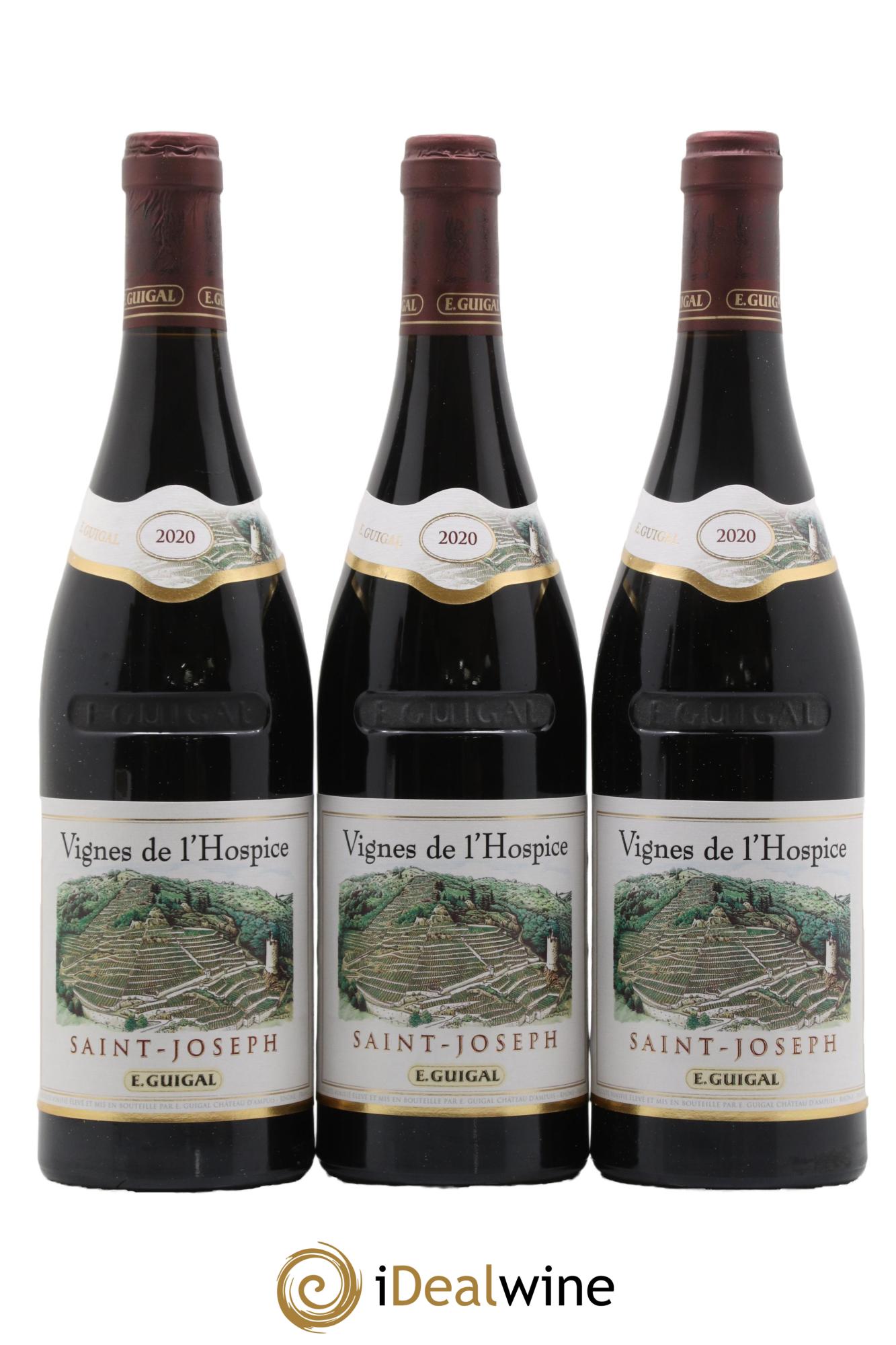 Saint-Joseph Vignes de l'Hospice Guigal 2020 - Lotto di 6 bottiglie - 2