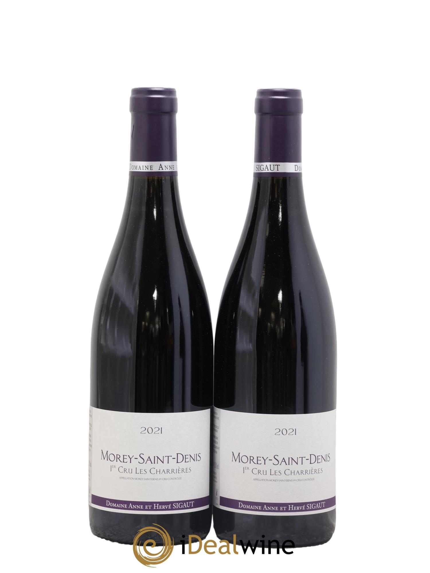 Morey-Saint-Denis 1er Cru Les Charrieres Anne et Hervé Sigaut (Domaine) 2021 - Lot de 2 bouteilles - 0