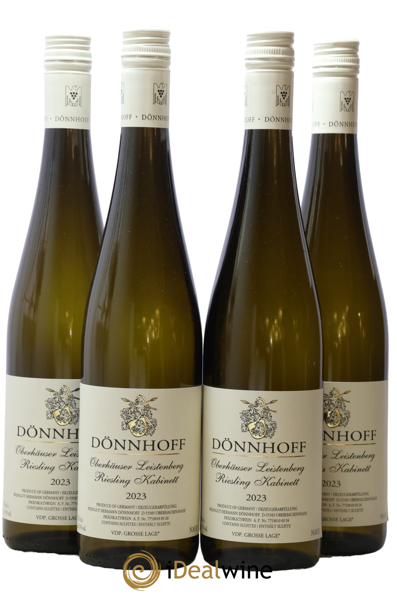 Riesling Donnhoff Oberhäuser Leistenberg Kabinett 2023 - Lot de 4 bouteilles - 0