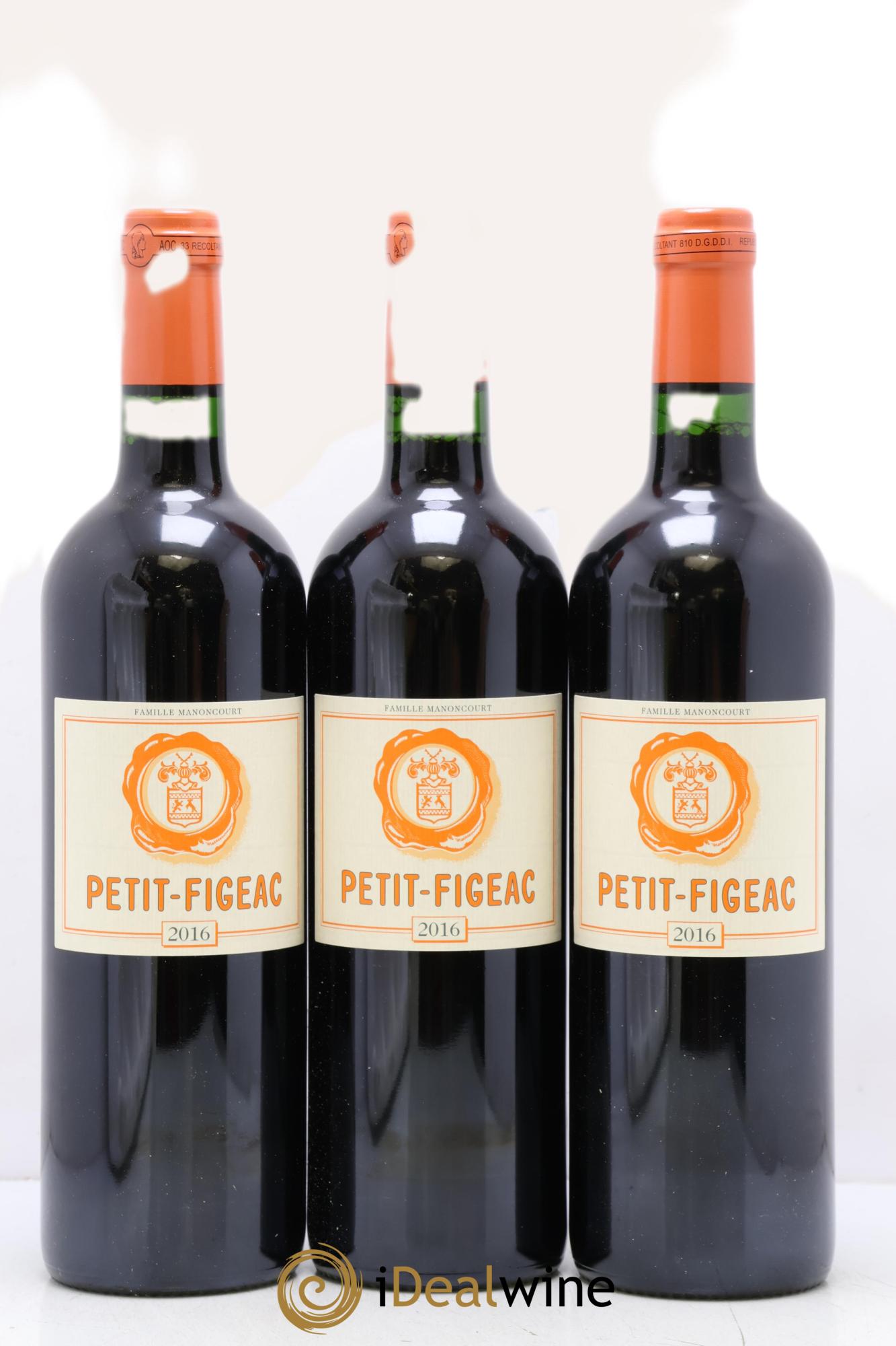 Petit Figeac 2016 - Lot de 3 bouteilles - 0