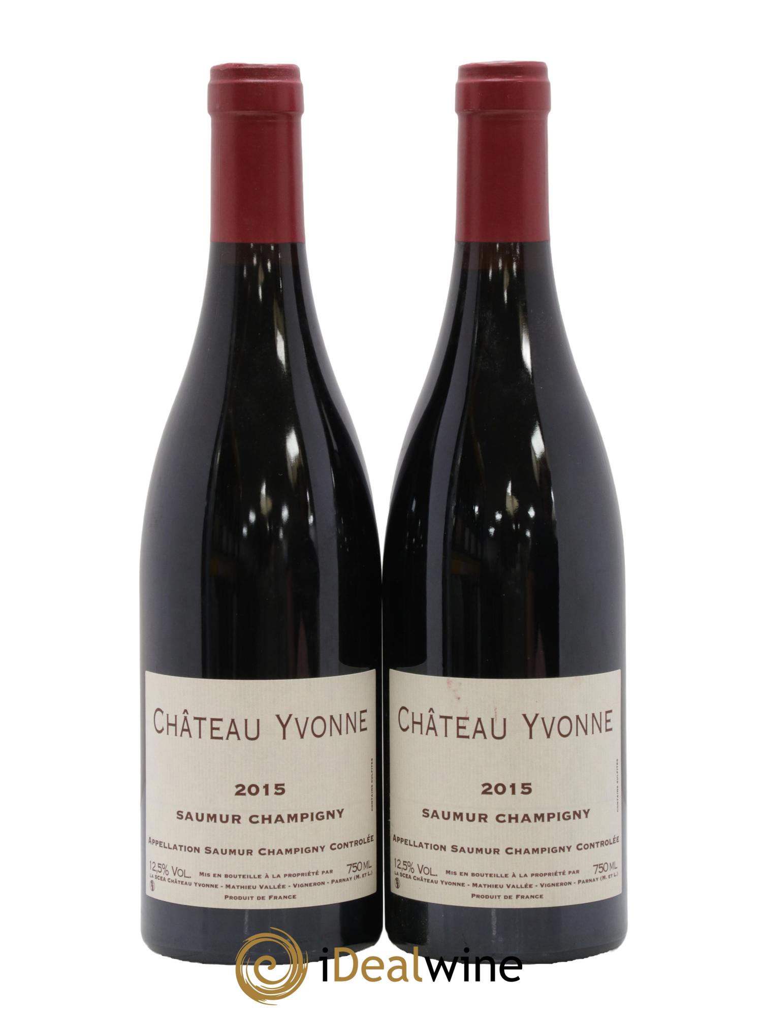 Saumur-Champigny Château Yvonne 2015 - Lot de 2 bouteilles - 0