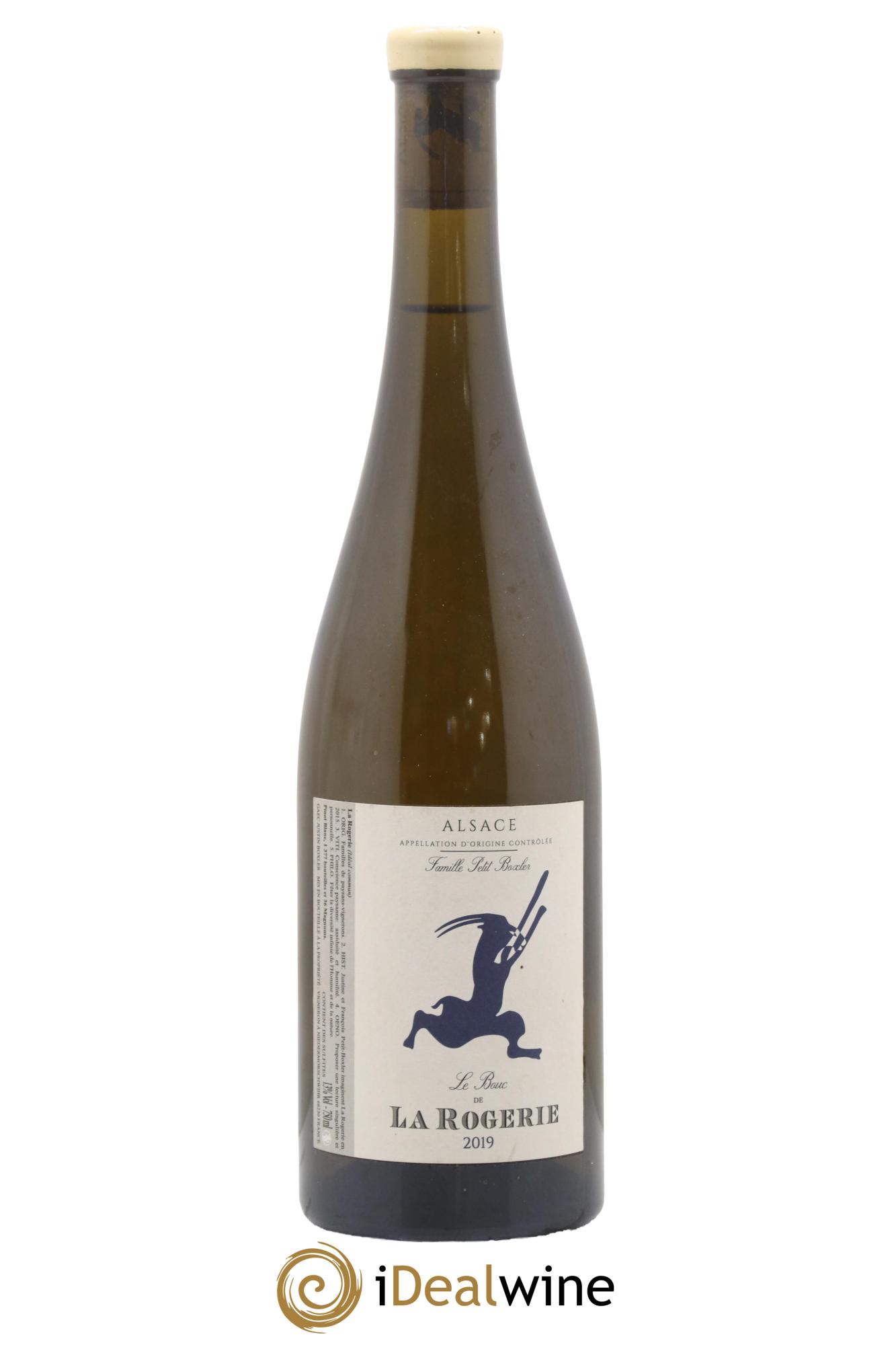 Alsace Le Bouc Domaine De La Rogerie 2019 - Posten von 1 Flasche - 0