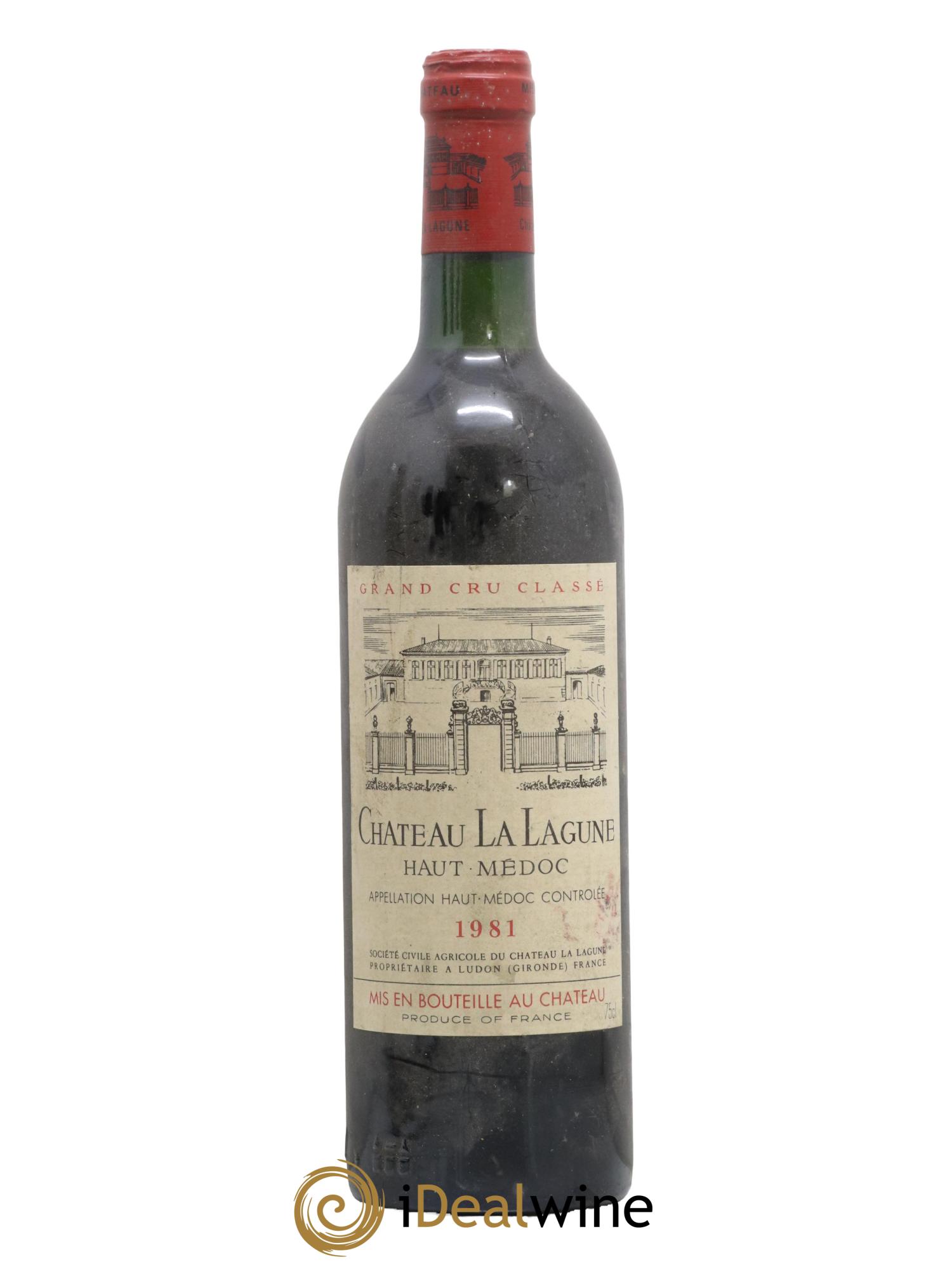 Château la Lagune 3ème Grand Cru Classé 1981 - Lot de 1 bouteille - 0