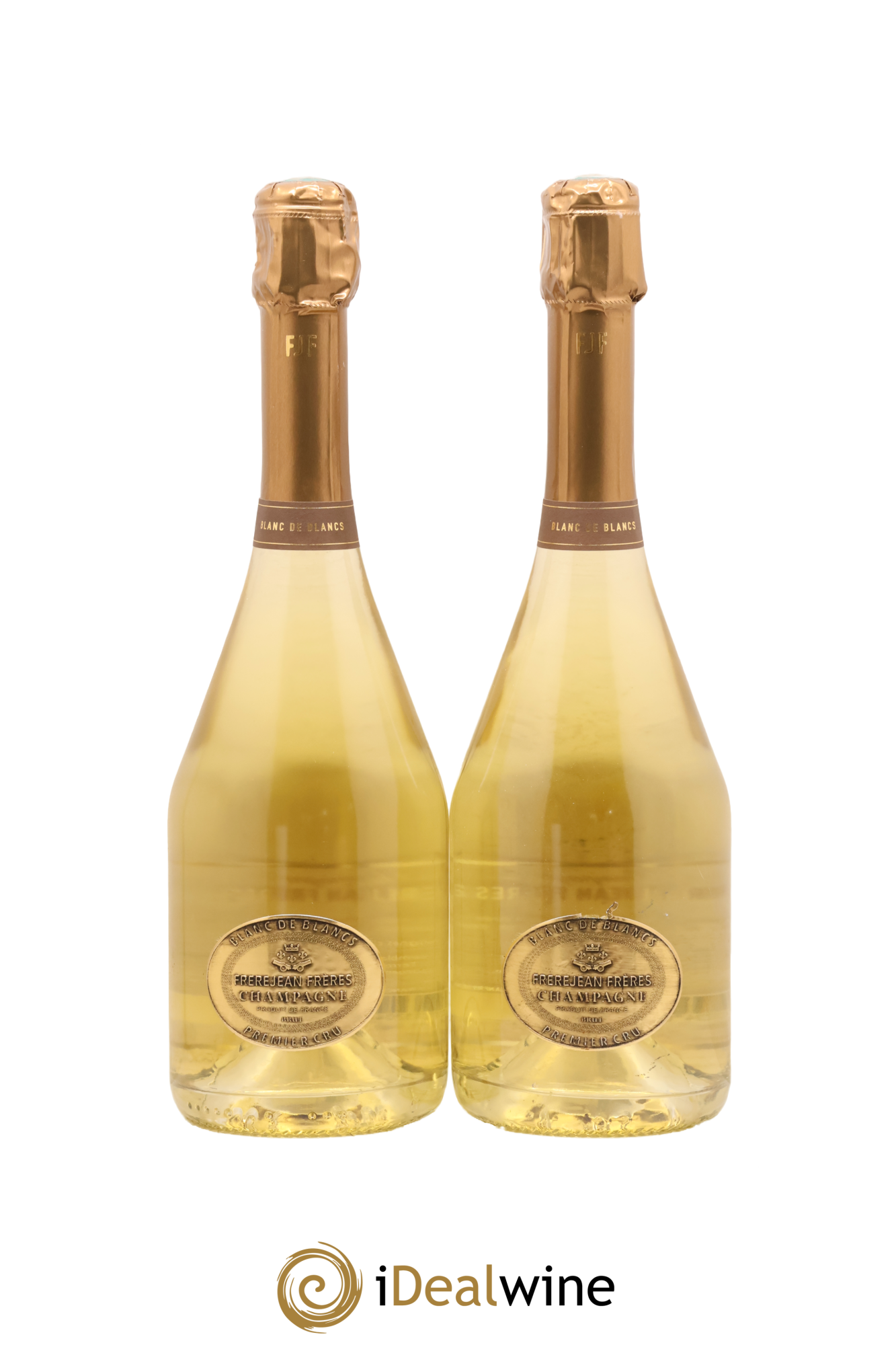 Champagne 1er Cru Blanc De Blancs Frerejean Frères - Lot of 2 bottles - 0