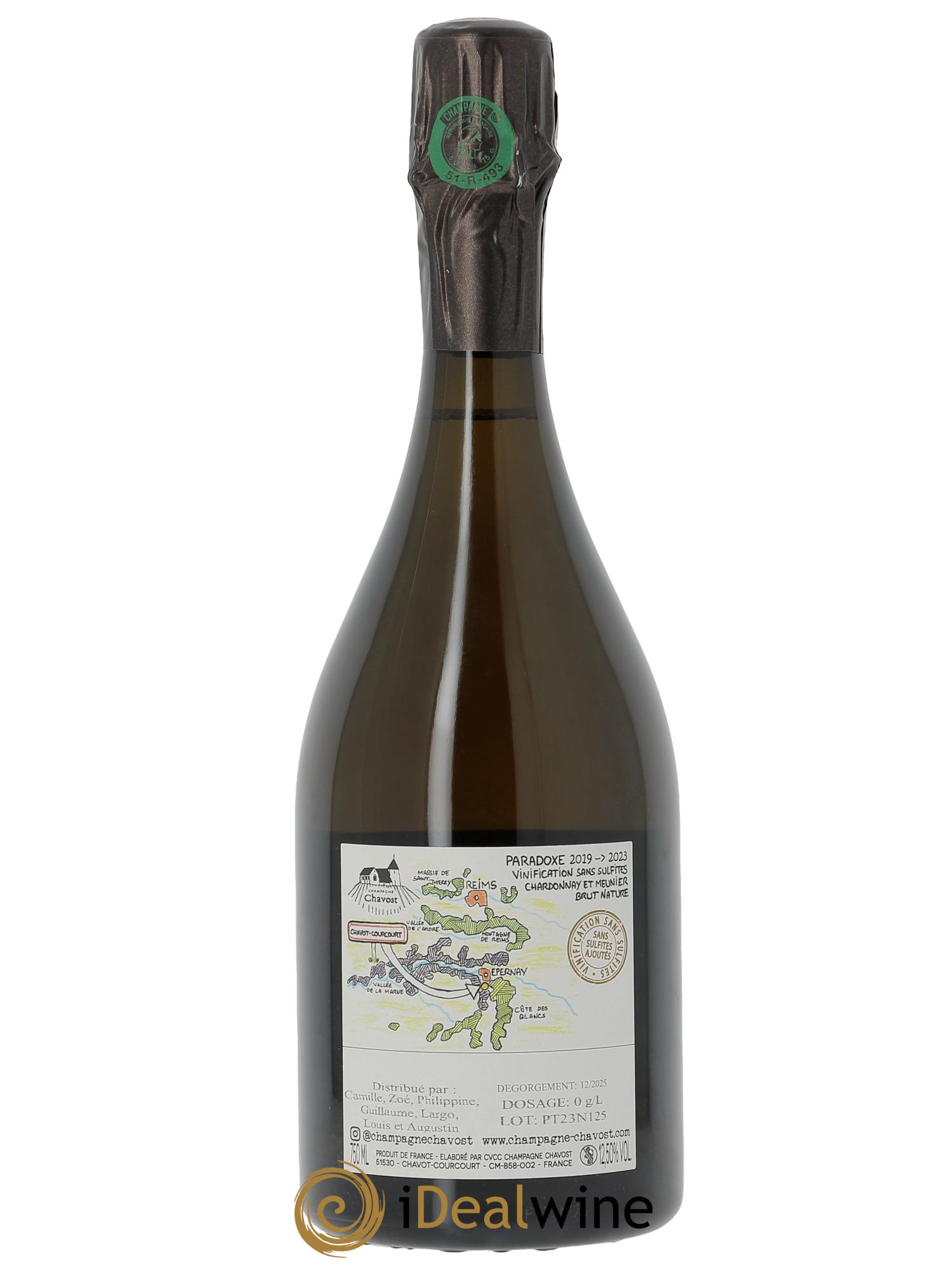 Brut Nature Paradoxe Chavost - Lot de 1 bouteille - 1