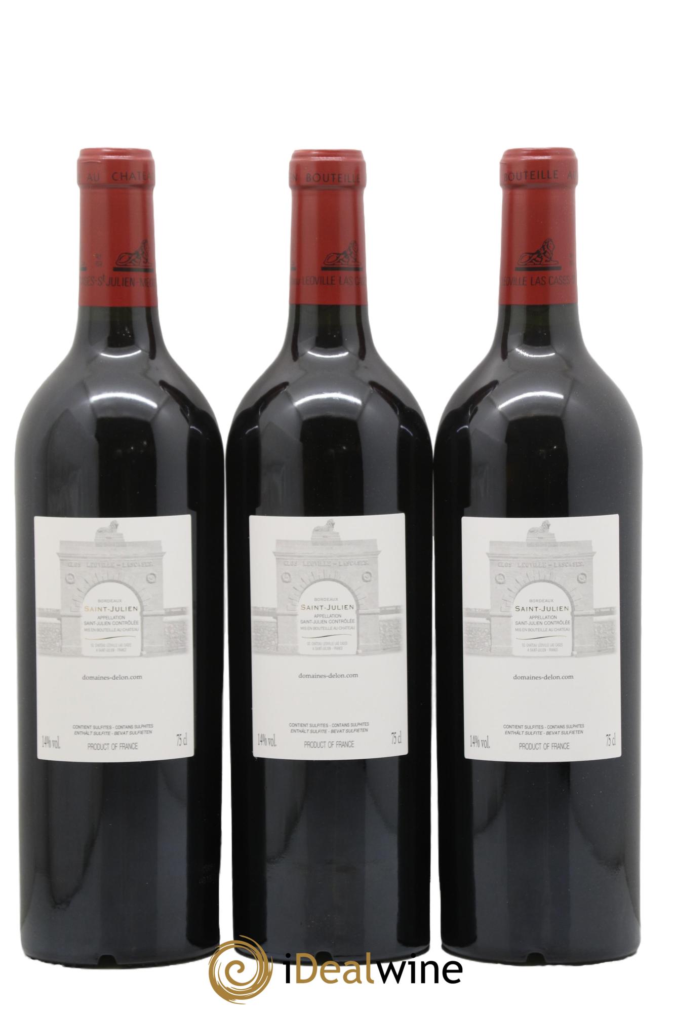Château Léoville Las Cases 2ème Grand Cru Classé 2019 - Lot of 3 bottles - 1