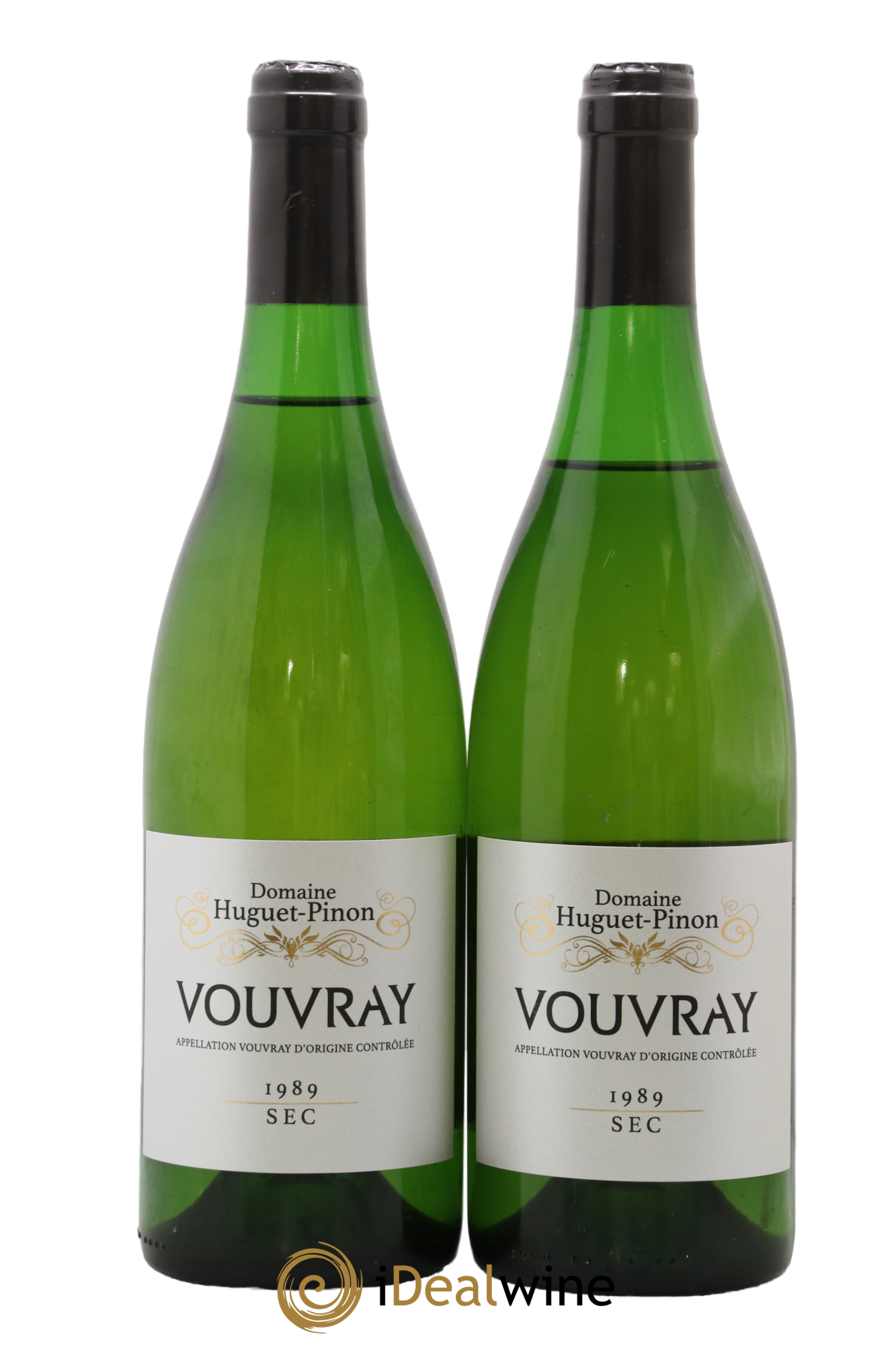 Vouvray Huguet-Pinon 1989 - Lot de 2 bouteilles - 0
