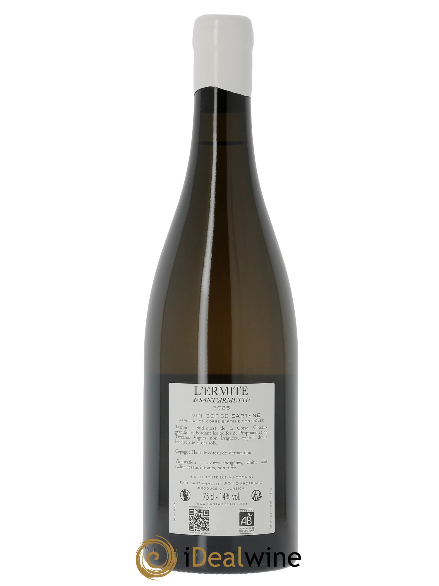 Sartène L'Ermite Sant Armettu (Domaine) 2025 - Lot of 1 bottle - 1