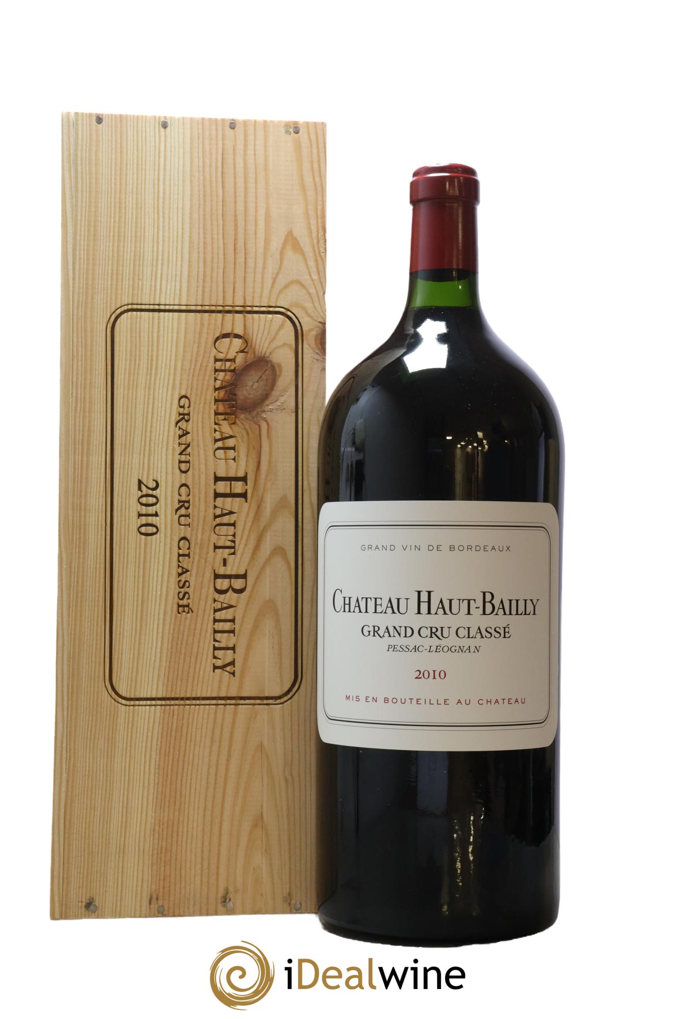 Château Haut-Bailly 2010 et Déjeuner Table Privée pour 2 personnes - Nuit Chartreuse Haut-Bailly - Lot de 1 impériale - 1