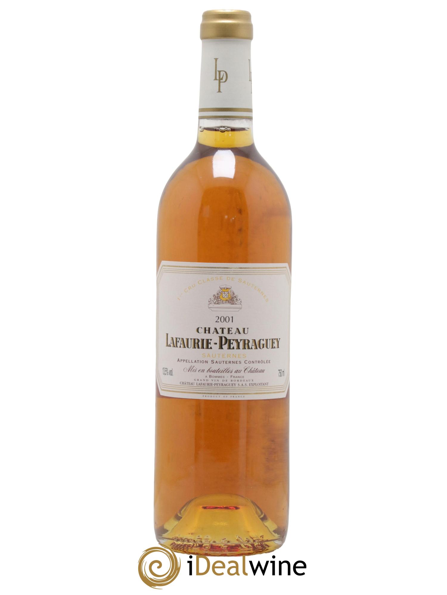 Château Lafaurie-Peyraguey 1er Grand Cru Classé 2001 - Lotto di 1 bottiglia - 0