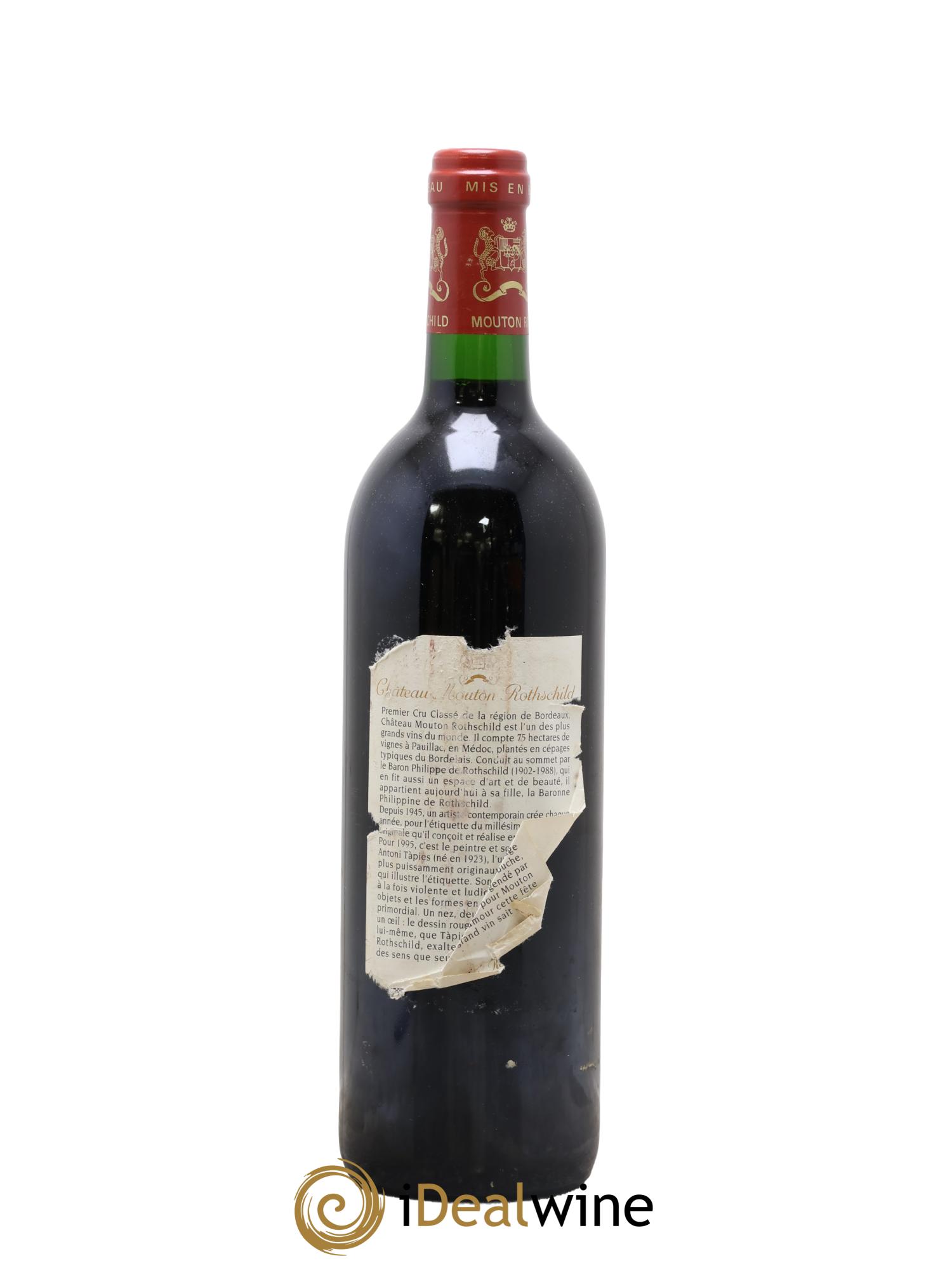 Château Mouton Rothschild 1er Grand Cru Classé  1995 - Lot of 1 bottle - 1