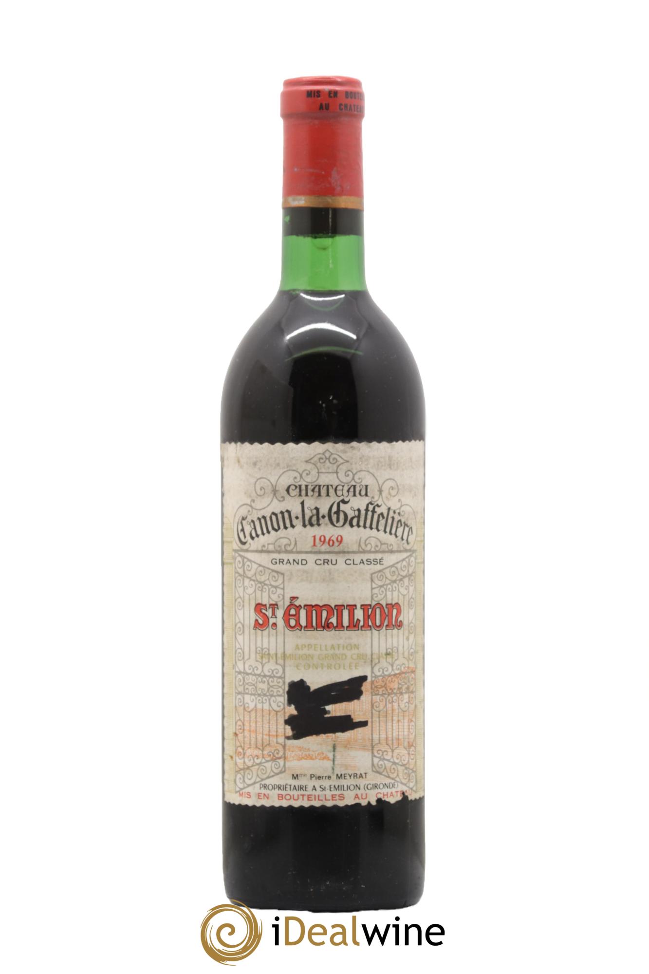 Château Canon la Gaffelière 1er Grand Cru Classé B 1969 - Lot de 1 bouteille - 0