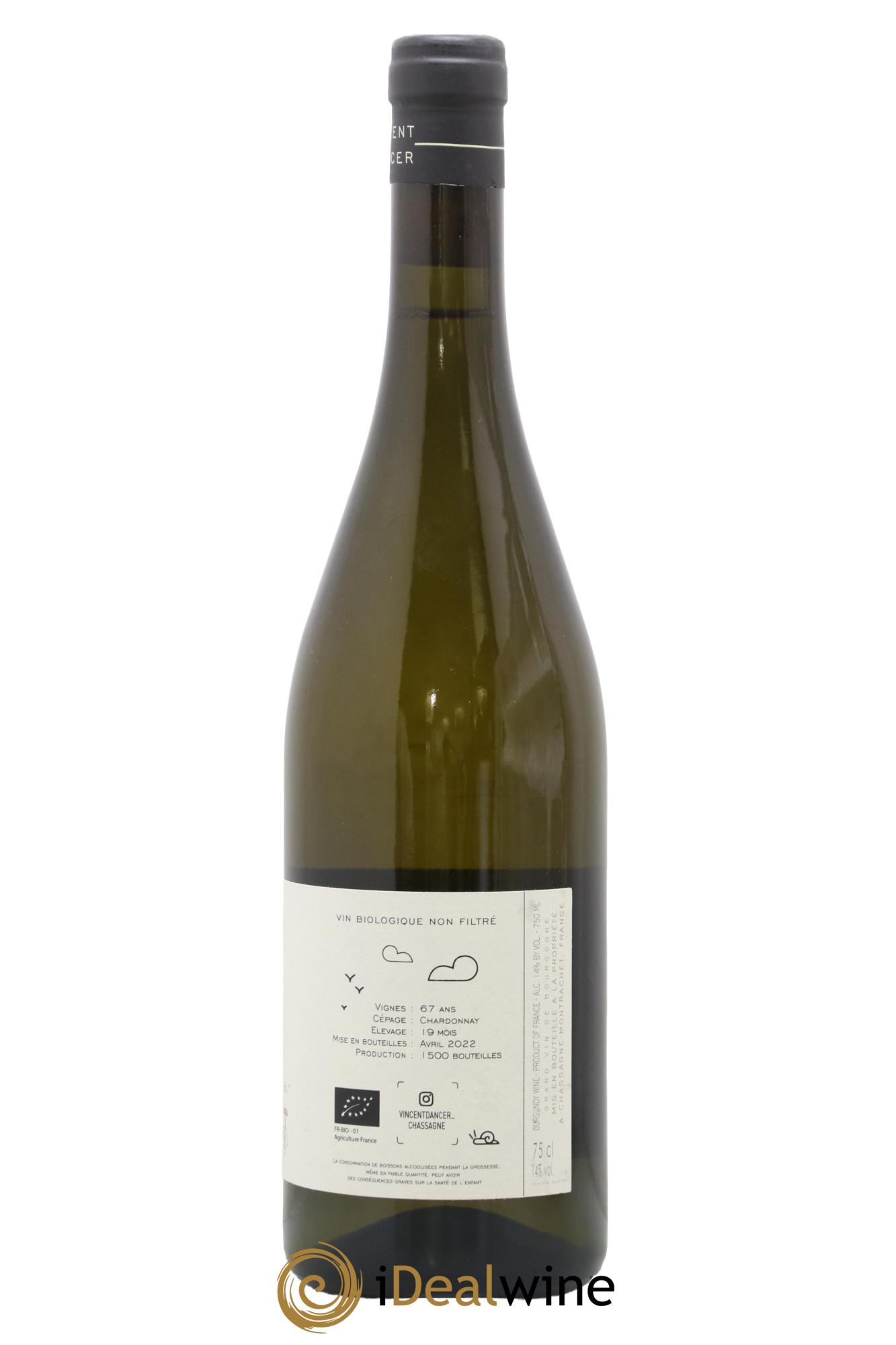 Chassagne-Montrachet 1er Cru (Morgeot) Tête du Clos Vincent Dancer 2020 - Lot de 1 bouteille - 1